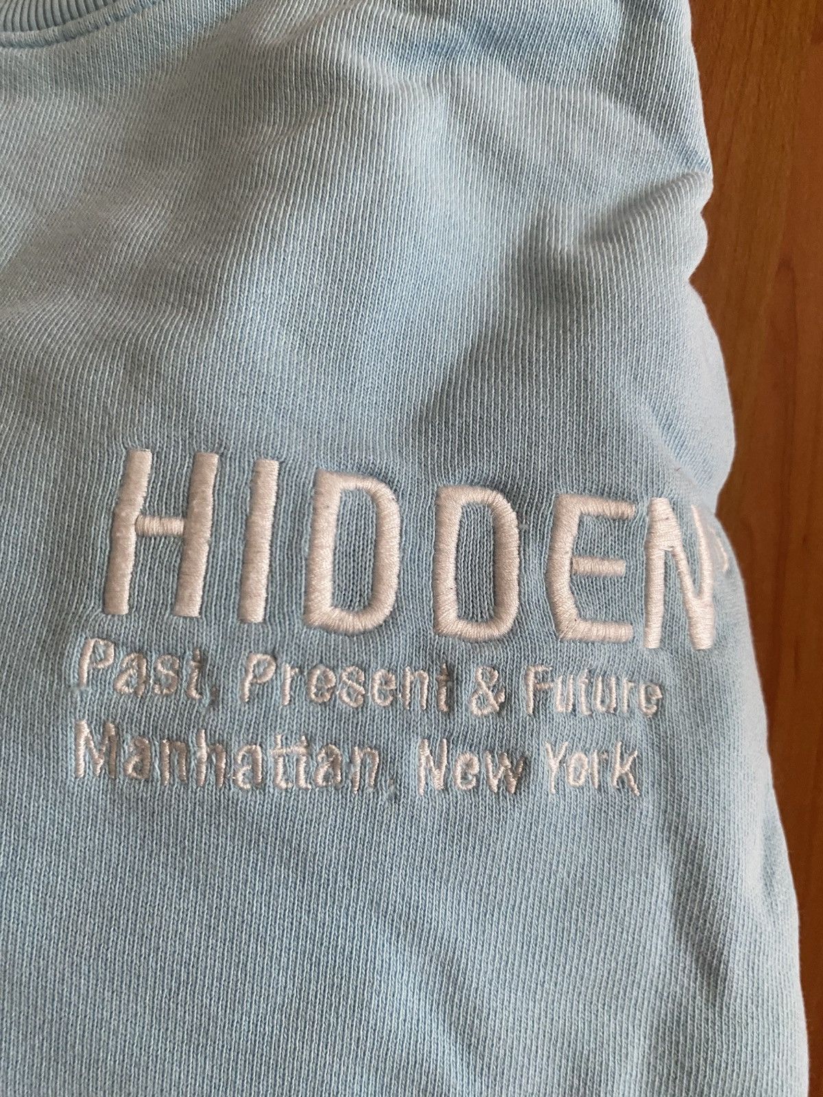 HIDDEN Hidden NY Baby Blue Crewneck Sweater Size US XL / EU 56 / 4 - 2 Thumbnail
