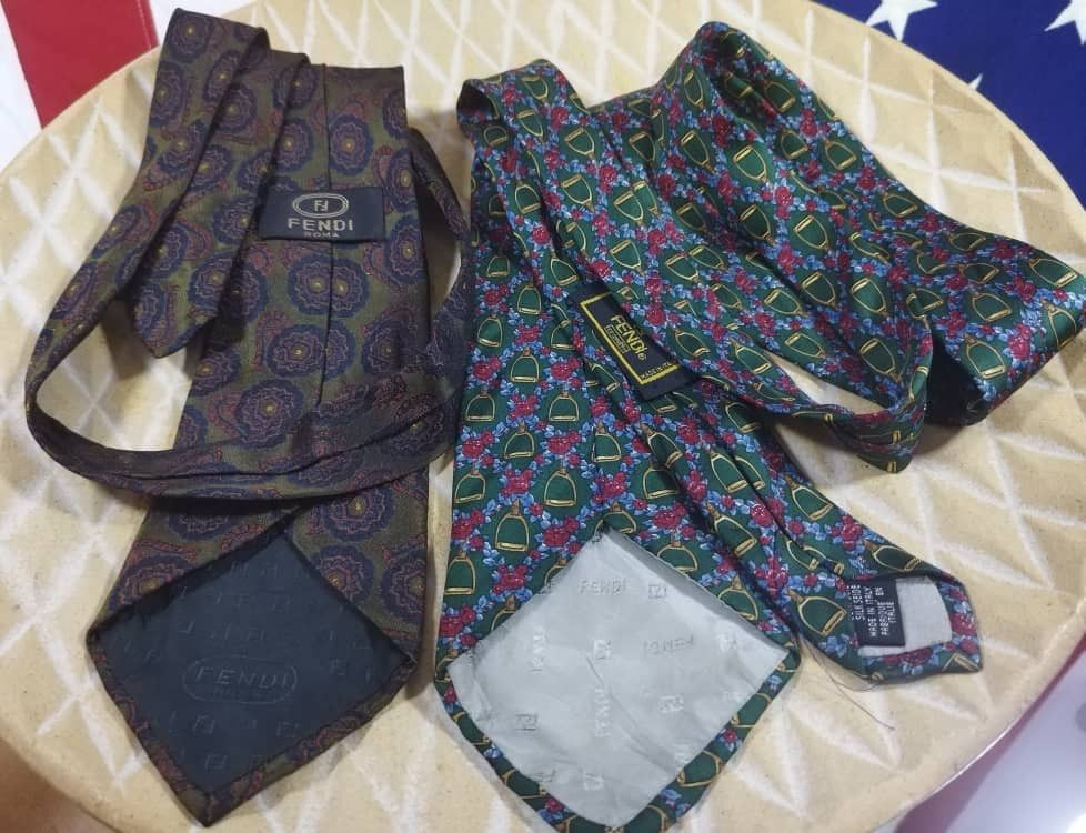 Fendi × Vintage FENDI COMBO TIE Size ONE SIZE - 1 Thumbnail