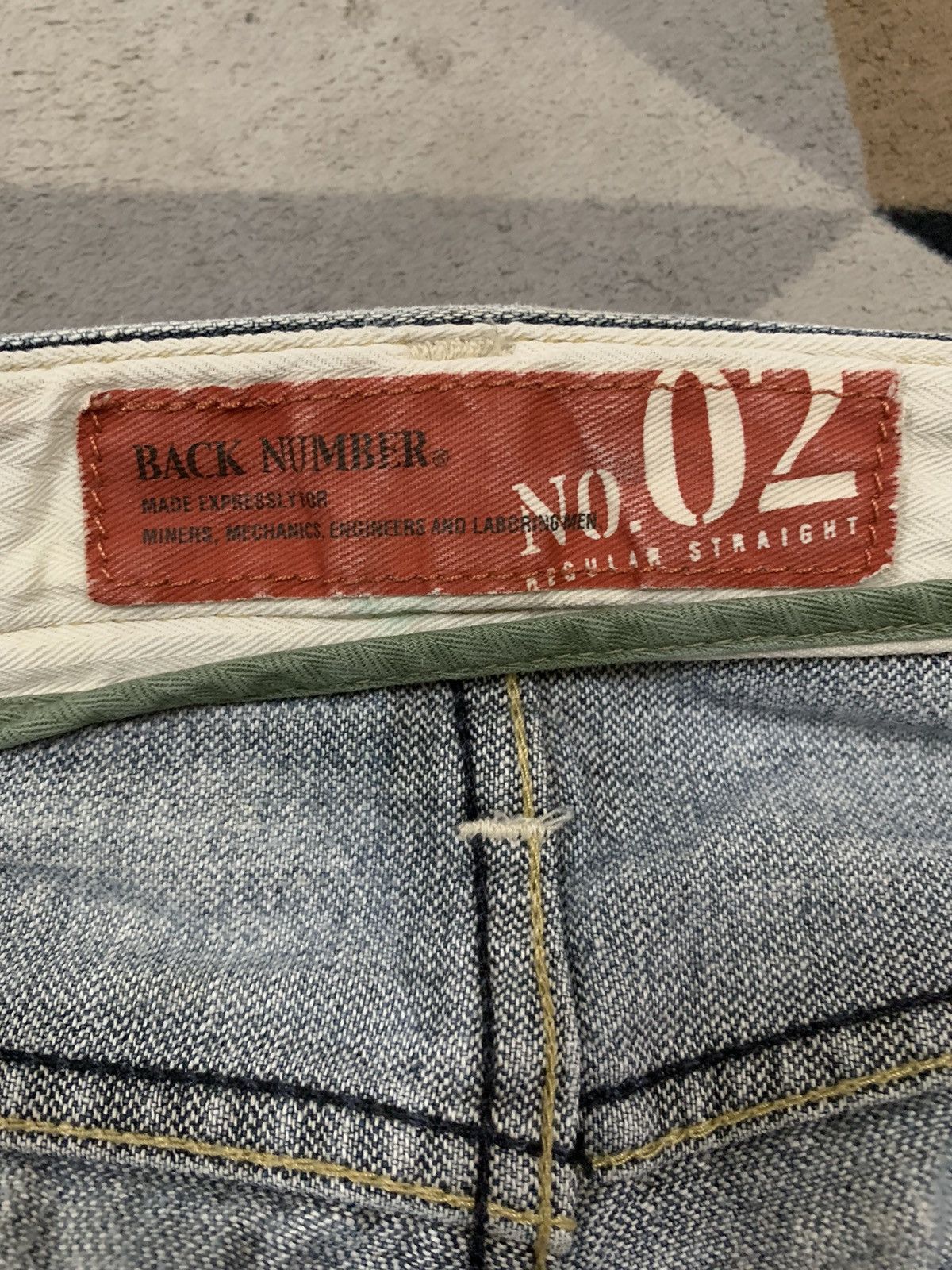 Japanese Brand × KMRii × Yasuyuki Ishii Vintage Japanese Brand Rusty Blue Washed Distressed Jeans Size US 30 / EU 46 - 18 Thumbnail