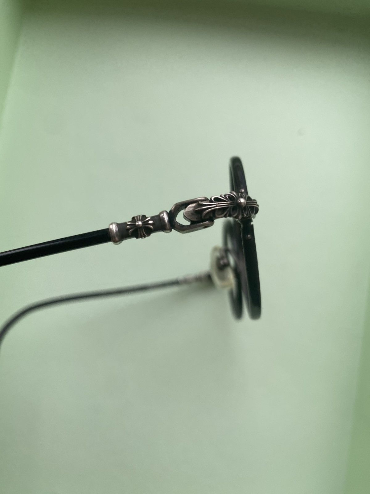 Chrome Hearts Chrome Hearts Frame WOLFY-A 45-23-144 BK Size ONE SIZE - 7 Thumbnail