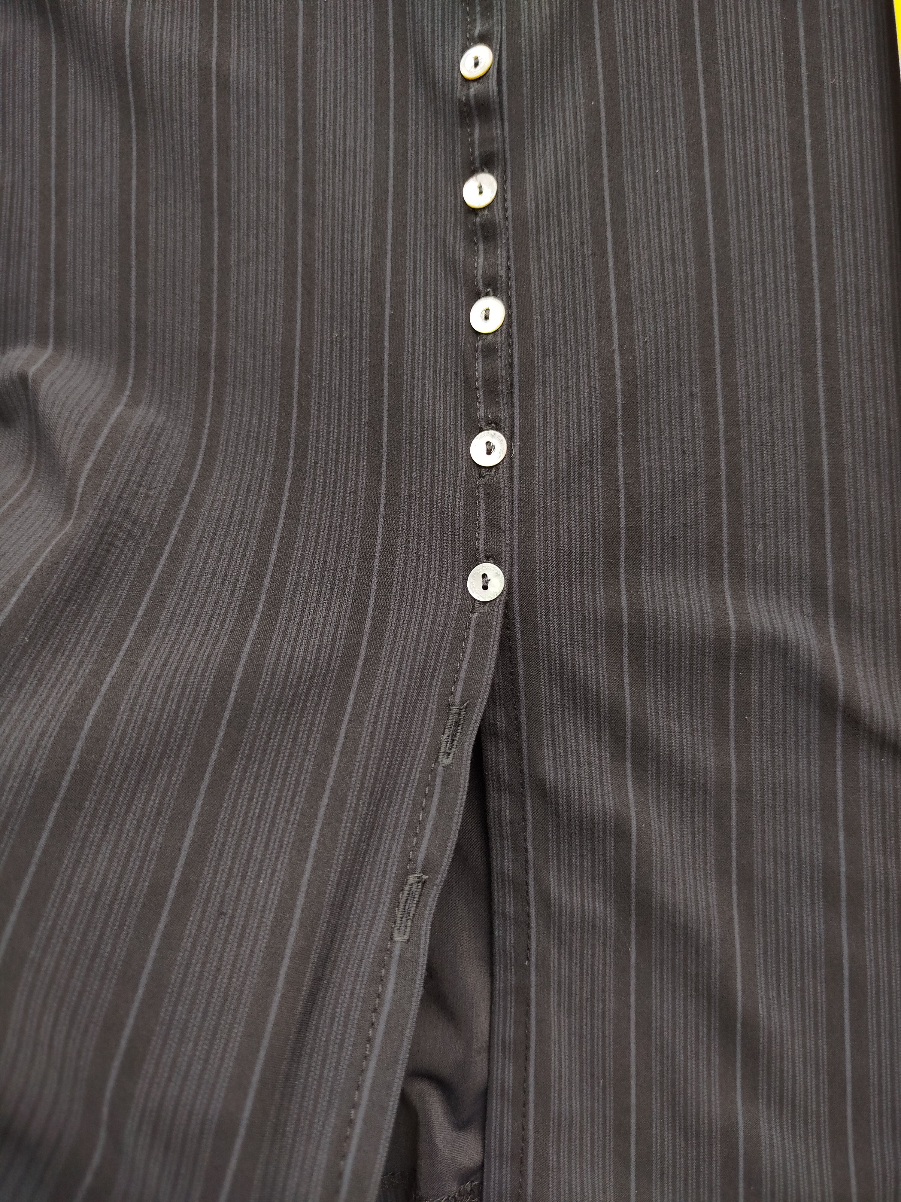 Marithe + Francois Girbaud Shirt Top Striped Button Up Jersey Vintage Y2K Size L Size L / US 10 / IT 46 - 10 Thumbnail