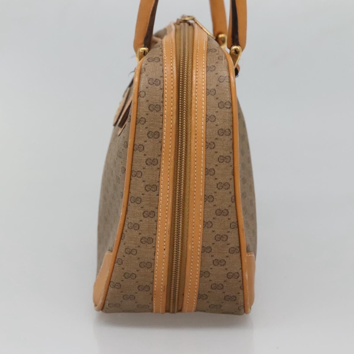 Gucci GUCCI Micro GG Supreme Hand Bag Pvc Beige Gold 000 39 000 39 Size ONE SIZE - 5 Thumbnail