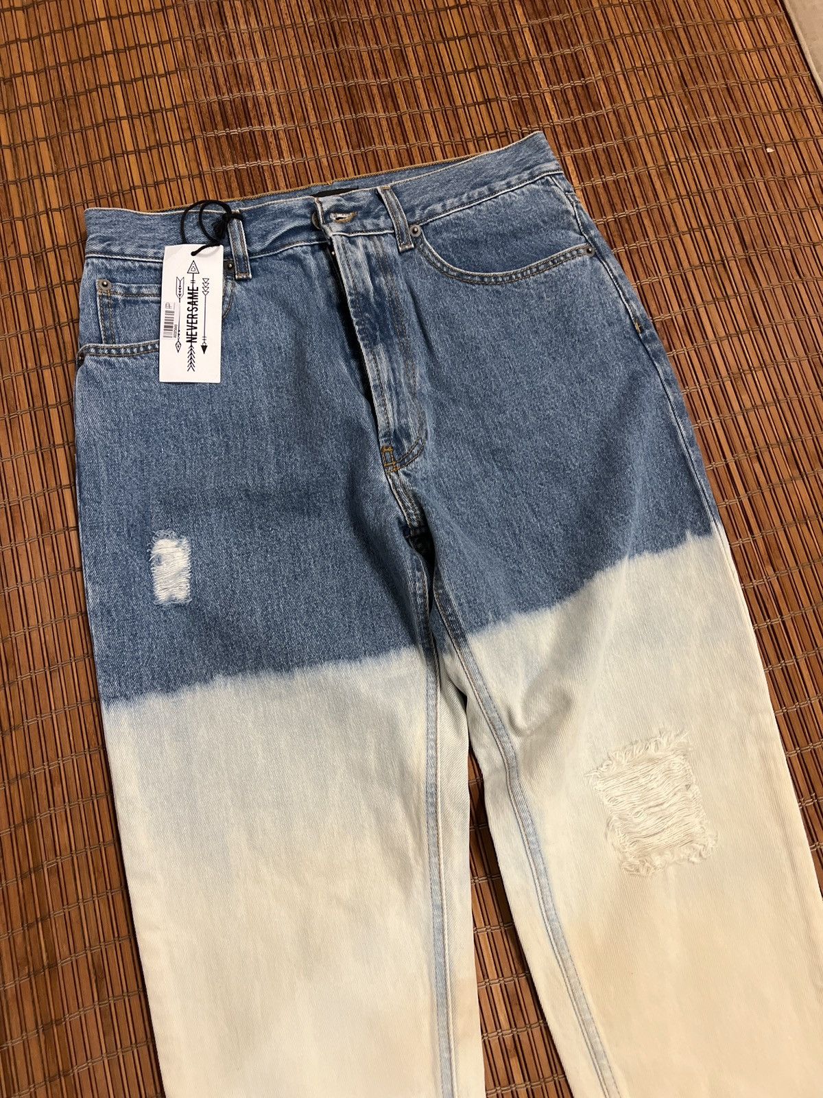 Other Neversame official degrade bleached distressed denim jeans Size 30" / US 8 / IT 44 - 2 Thumbnail