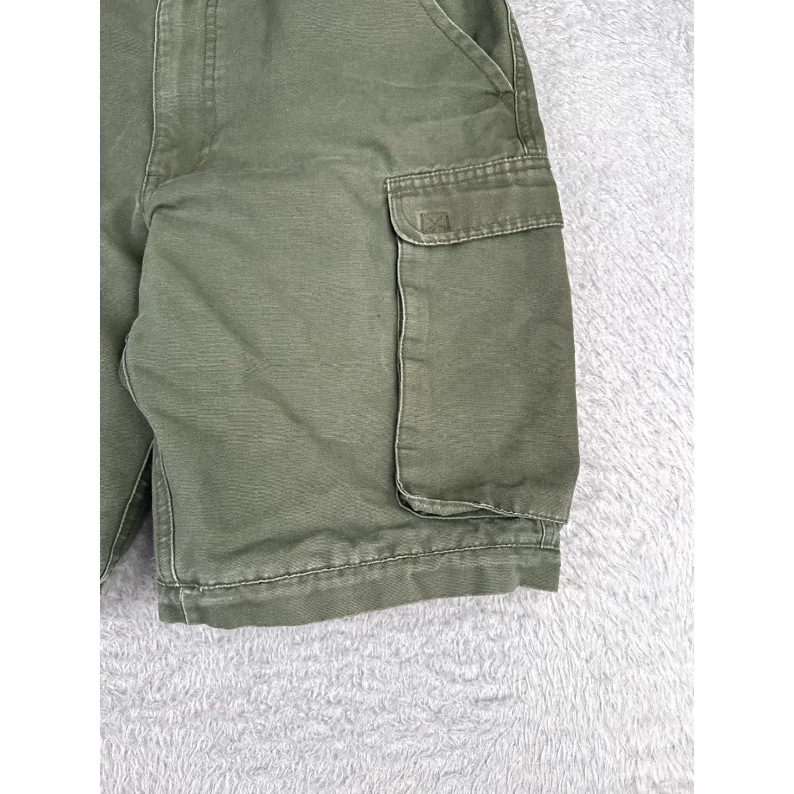 Vintage Boy Scouts Shorts Adult 30 Green Cotton Blend Convertible NO LEGS Cargo Mens Boys Read Size US 30 / EU 46 - 2 Thumbnail