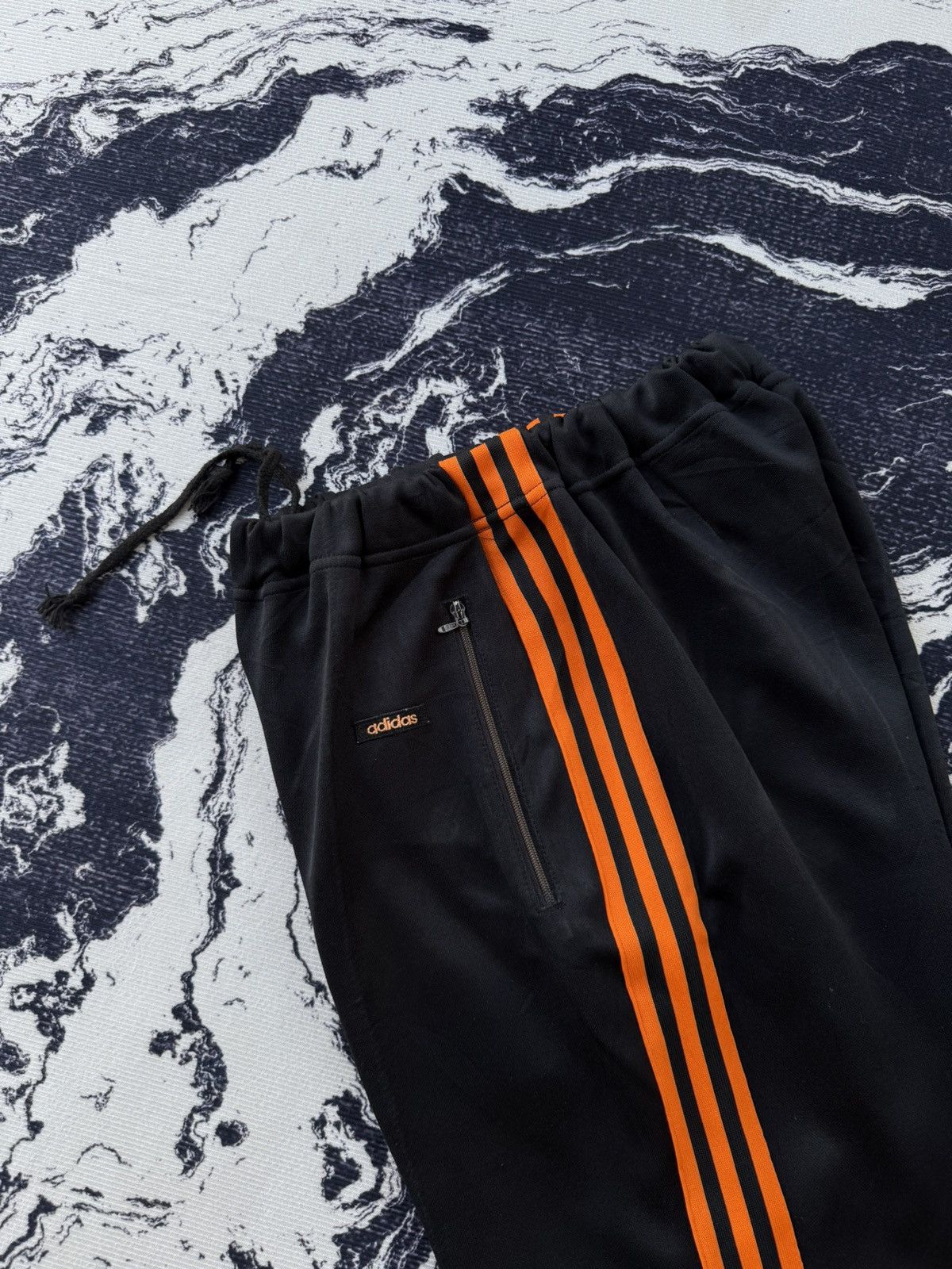 Adidas × Japanese Brand × Vintage Vintage adidas descente trackpants black orange Size US 30 / EU 46 - 2 Thumbnail