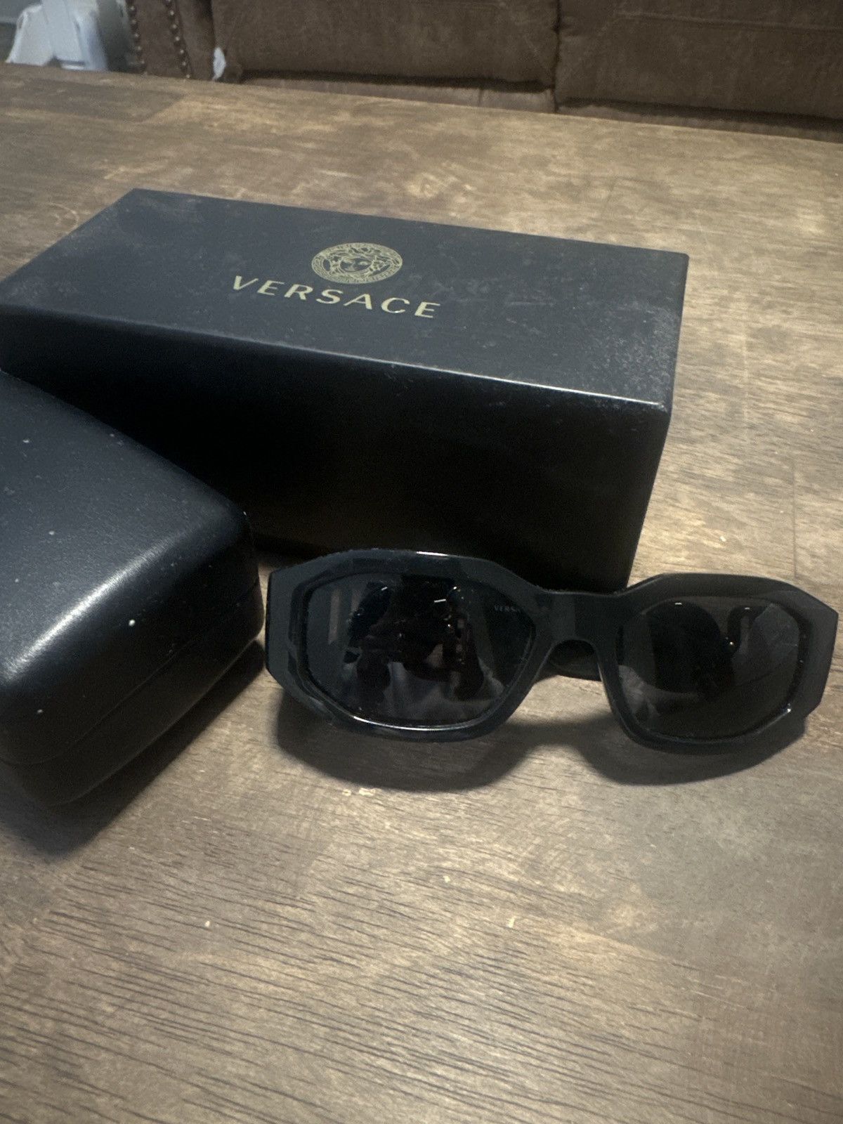 image of Versace Ve4361 in Black, Men's