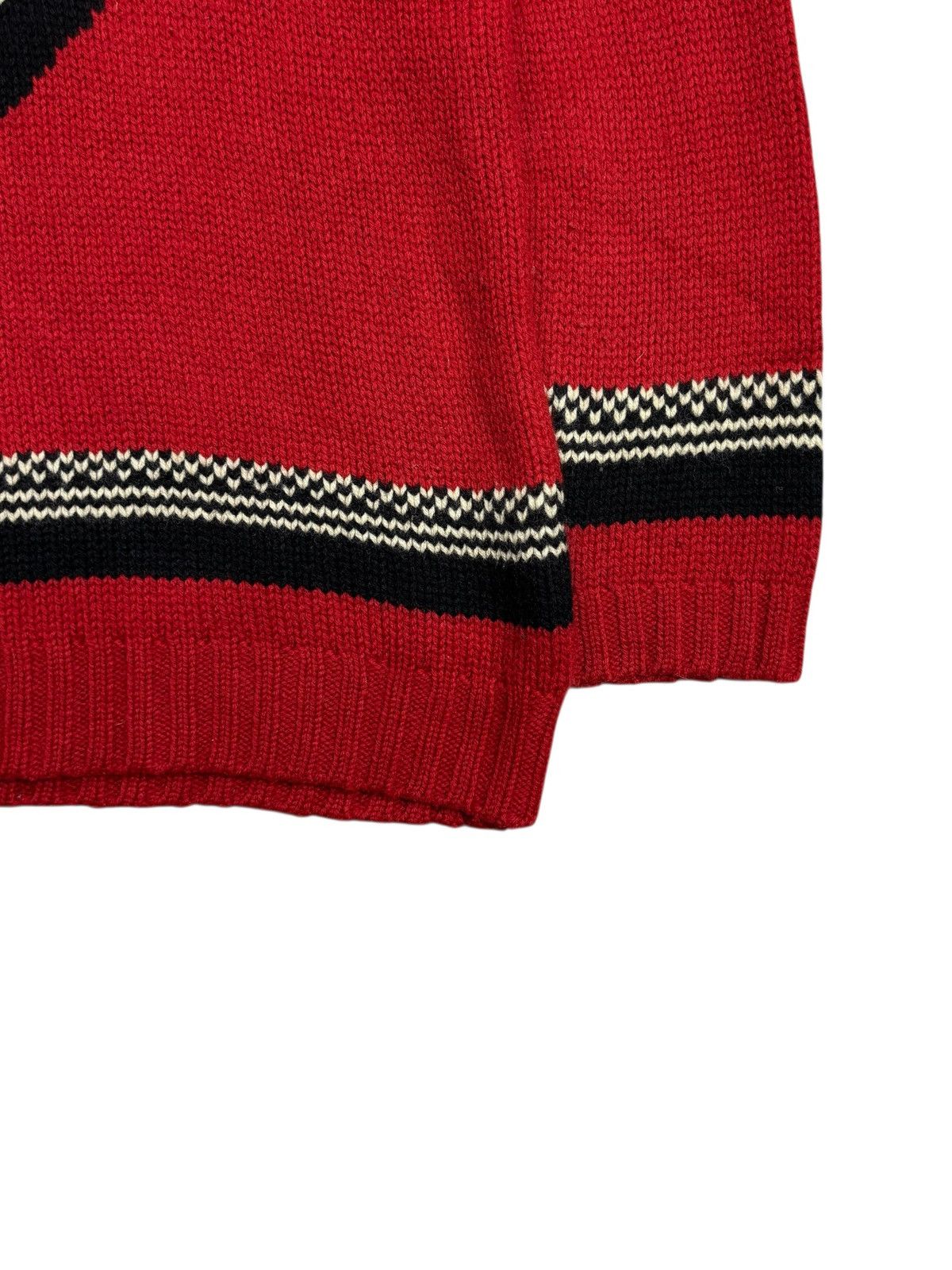 Hysteric Glamour 2000s Nicole Club Vkei Style Cross Deer Knitted Sweater Size US M / EU 48-50 / 2 - 8 Thumbnail