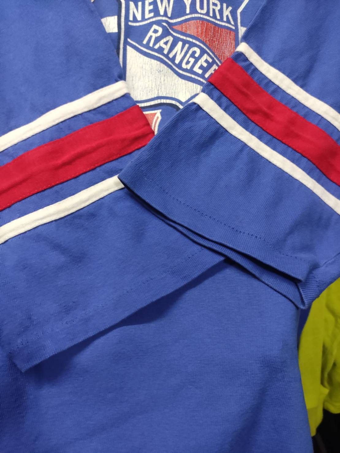 NHL Vtg 90's New York Rangers Team Made in USA Jersey Size US XL / EU 56 / 4 - 8 Thumbnail