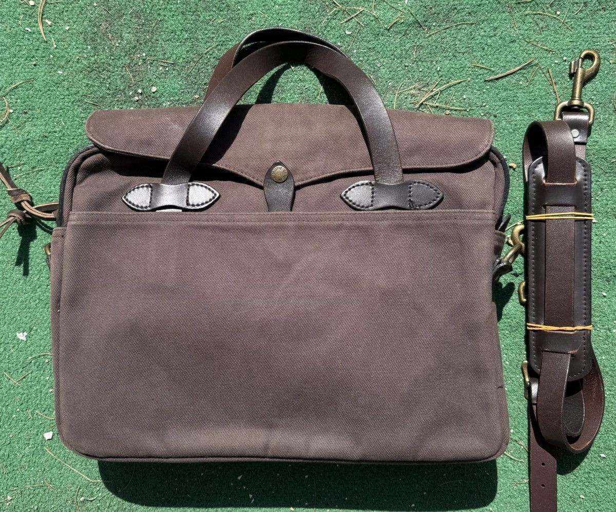Filson Filson 256 Original Briefcase Brown USA Old Tag EXCELLENT Size ONE SIZE - 1 Thumbnail