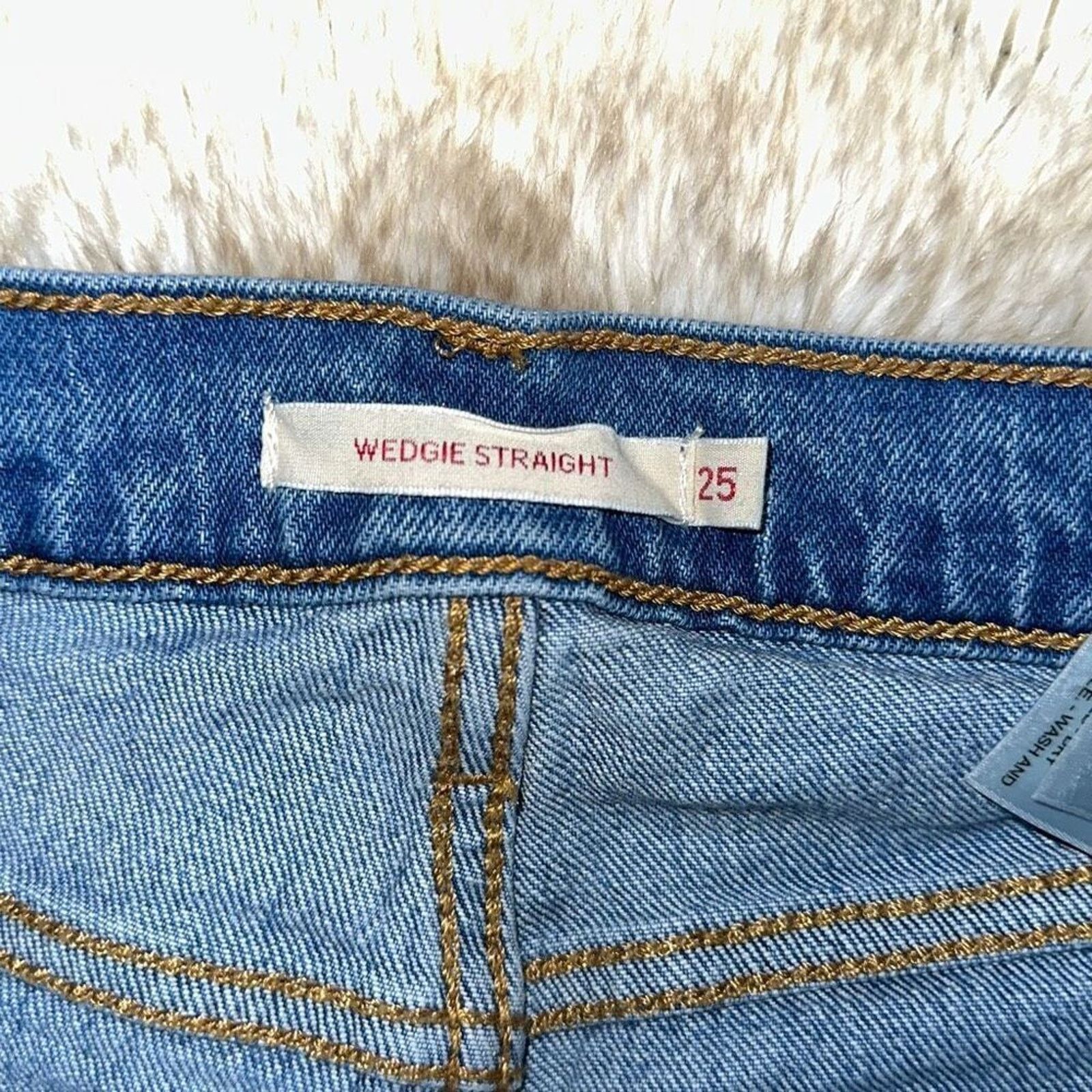 Levi's Levi’s Wedgie Fit High Waist Jeans | Sz 25 Size 25" / US 0 / IT 36 - 5 Thumbnail