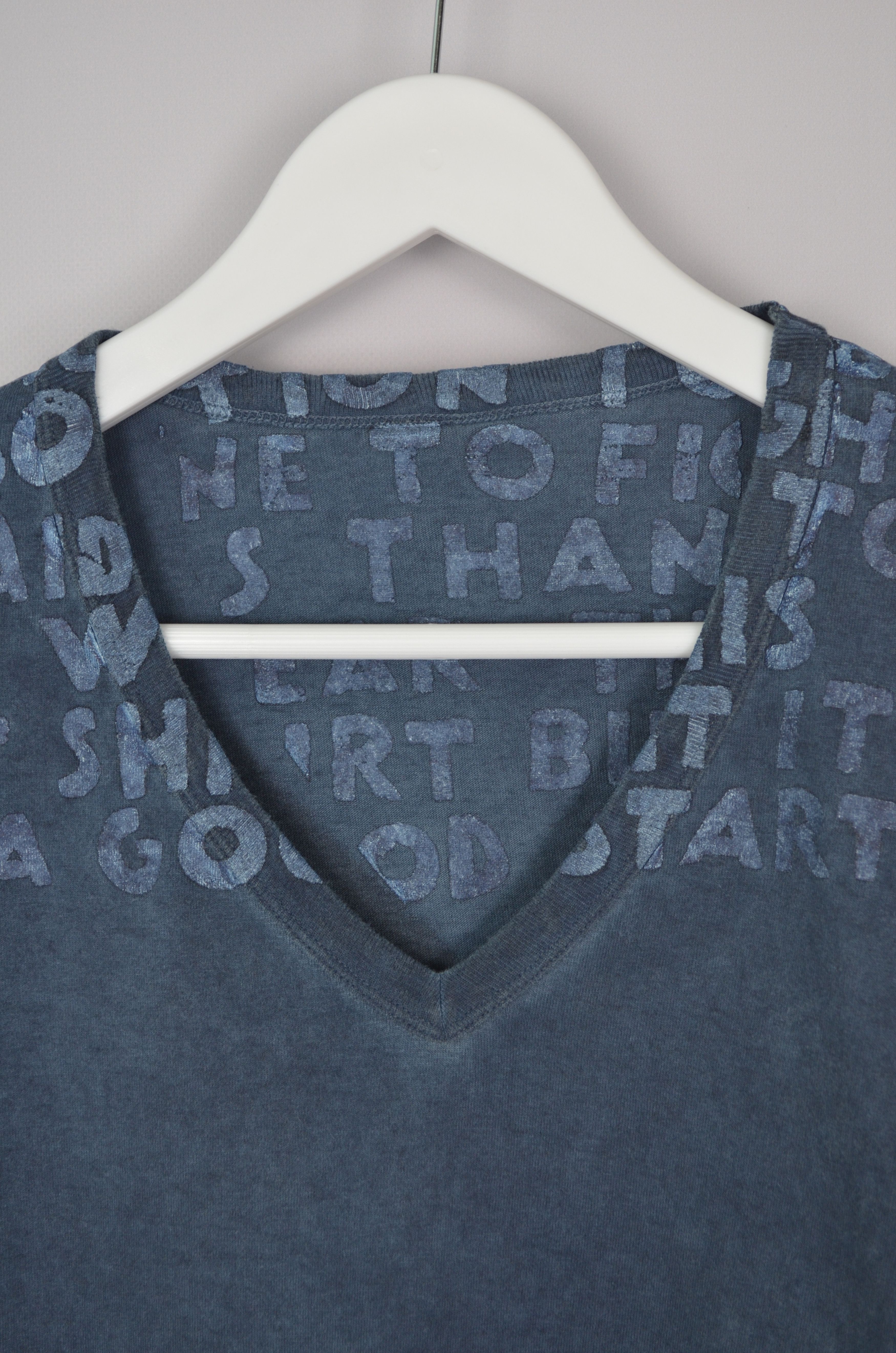 Maison Margiela Maison Martin Margiela AIDS Awareness Garment Dyed T-Shirt Size US M / EU 48-50 / 2 - 5 Thumbnail