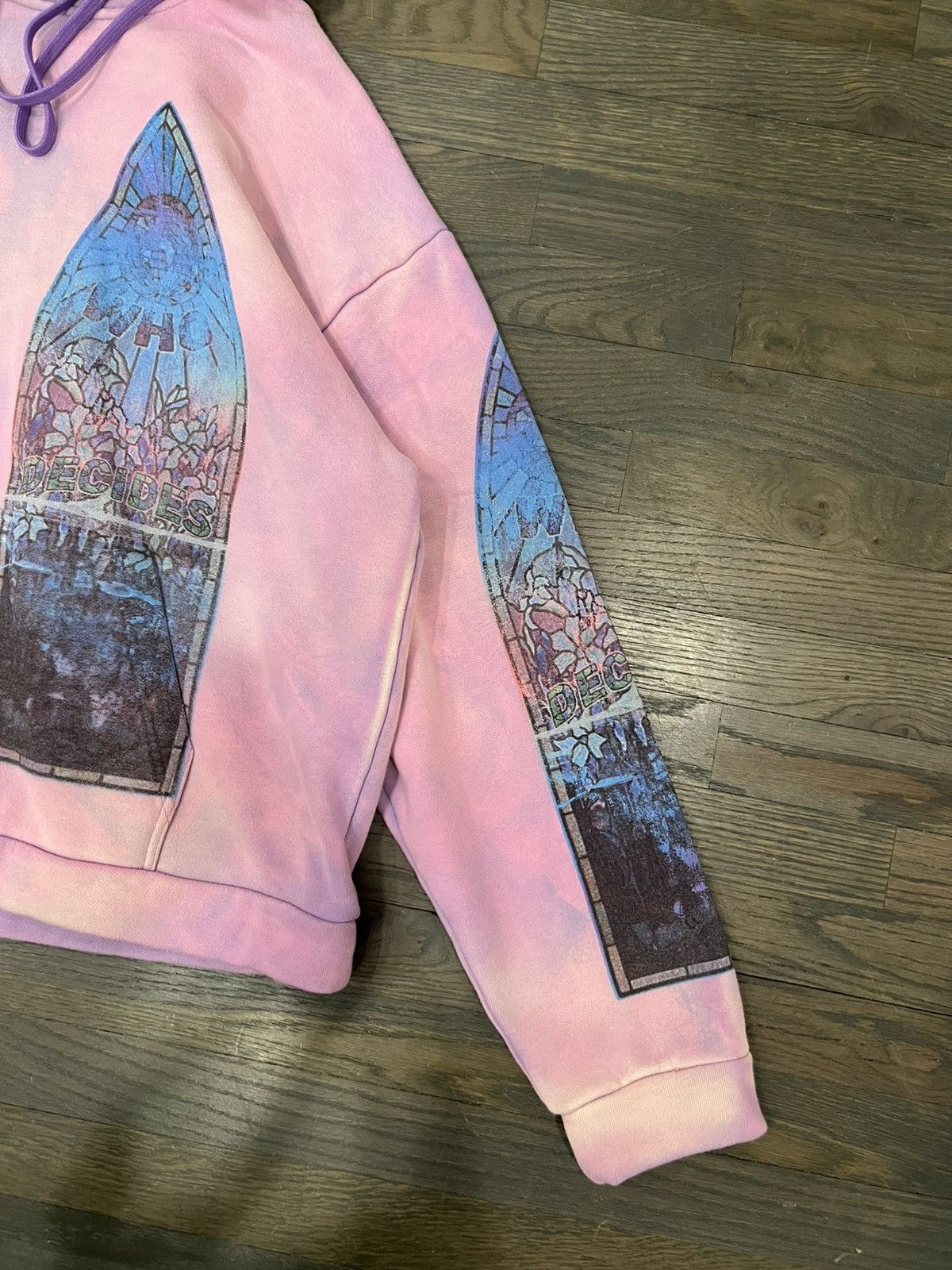 Who Decides War Pink stained glass motif hoodie Size US M / EU 48-50 / 2 - 4 Thumbnail