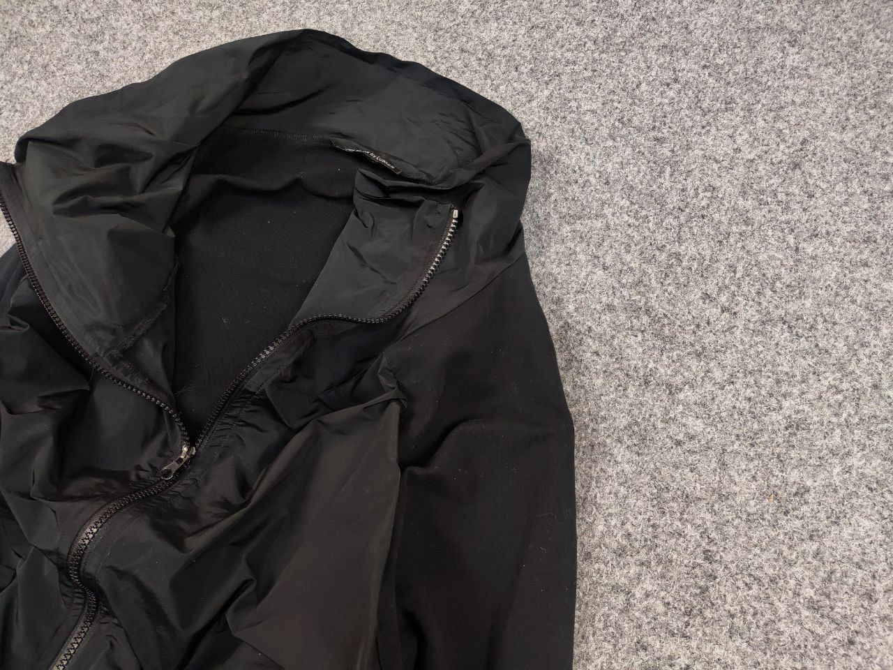 Japanese Brand ZEITLOS by Luana Design Black Oversized Zip Light Jacket Size M / US 6-8 / IT 42-44 - 4 Thumbnail