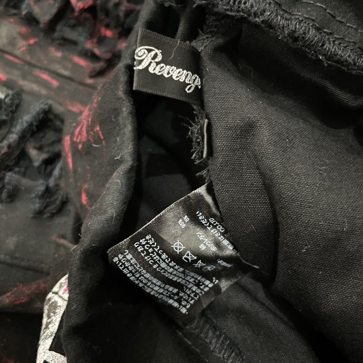 Japanese Brand Japanese Sex Pot Revenge Destroyed Denim Punk Vkei Style Size 30" / US 8 / IT 44 - 6 Thumbnail