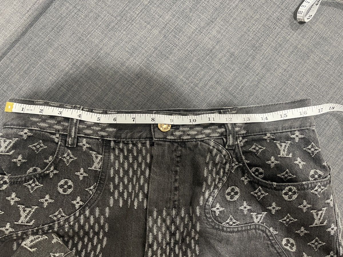 Louis Vuitton Louis Vuitton Nigo Grey Giant Damier Monogram Jeans Size US 30 / EU 46 - 11 Thumbnail