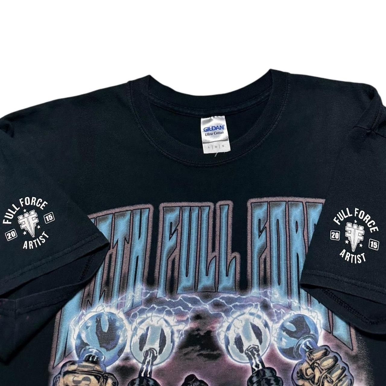 Band Tees × Gildan × Vintage With Full Force 2015 Tour Germany T-Shirt Size US L / EU 52-54 / 3 - 4 Thumbnail