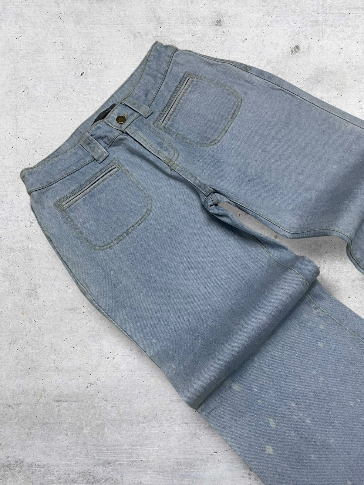 Japanese Brand VINTAGE SMORK JAPAN DESIGNER 90S BUSHPANT FLARED CUT DENIM Size US 26 / EU 42 - 7 Thumbnail