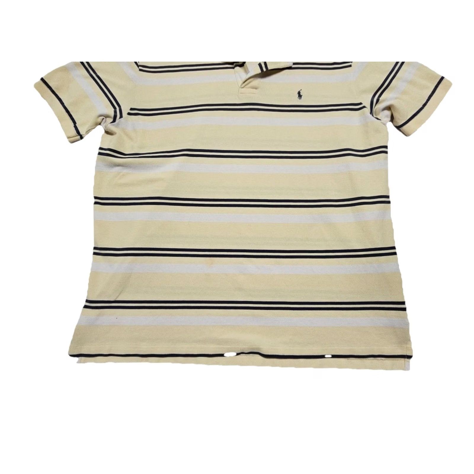Ralph Lauren Polo Ralph Lauren Polo Shirt Striped 2XL Yellow Classic Fit Cotton Men’s Size US XXL / EU 58 / 5 - 3 Thumbnail