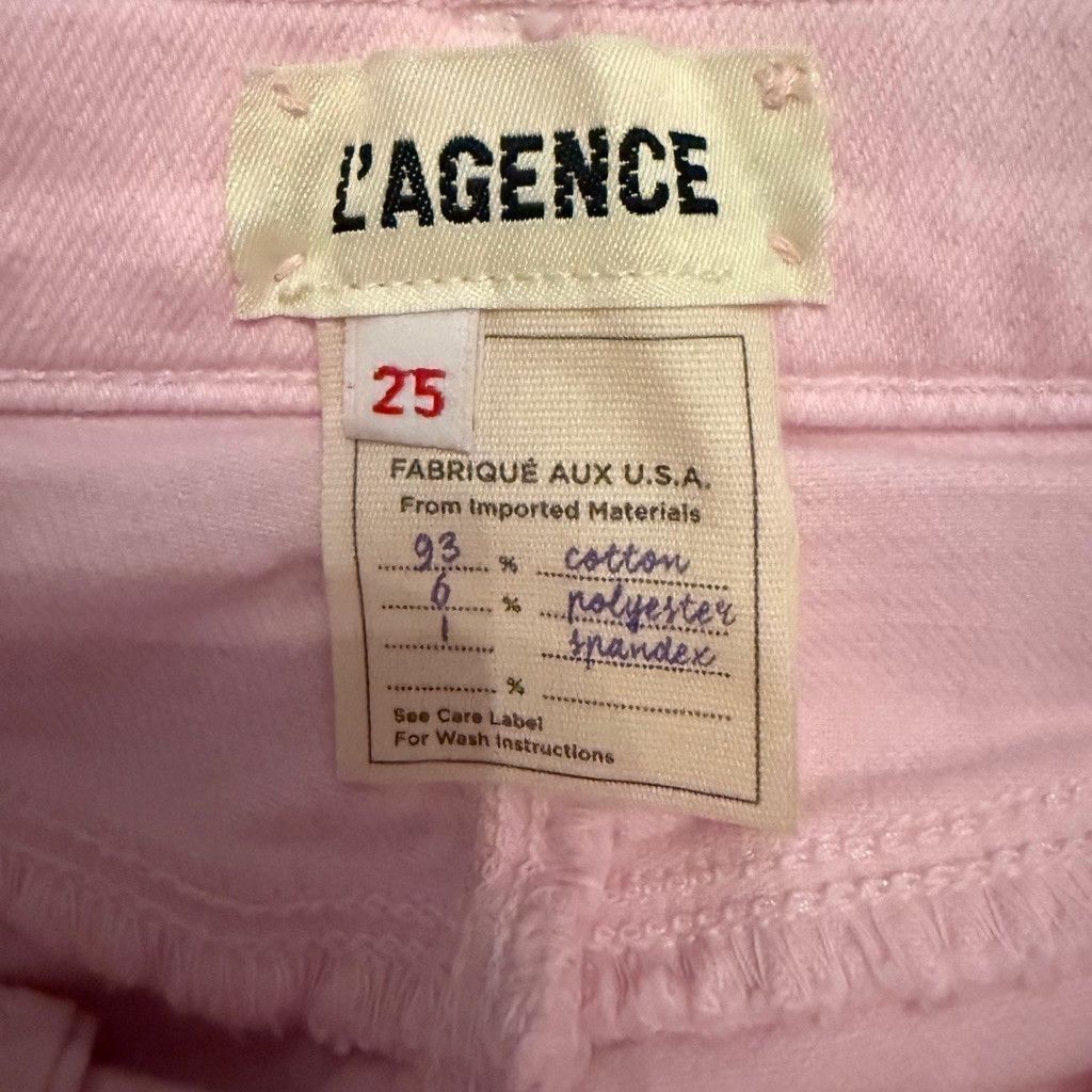 L'AGENCE Women's L'AGENCE Jeans, Size 25, Pink Size 25" / US 0 / IT 36 - 10 Thumbnail