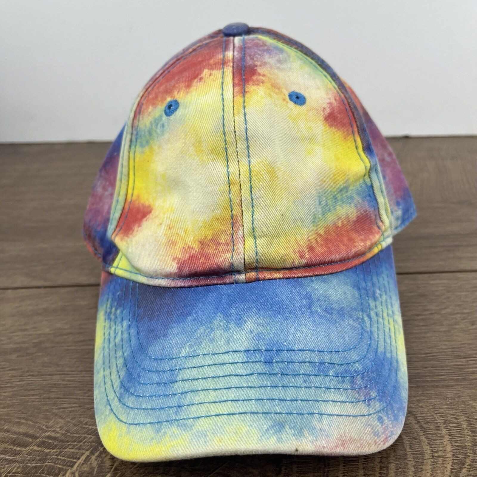 Other Tye Die Hat Tie Dye Adjustable Hat Blue Hat Adjustable Blue Size ONE SIZE - 6 Thumbnail