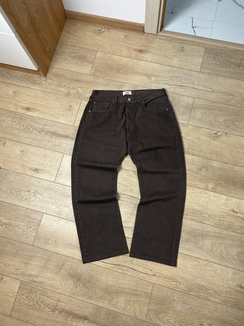 Levi's × Vintage Vintage Levi’s 501 Brown Denim Jeans Pants Size 33 Size US 33 - 2 Thumbnail