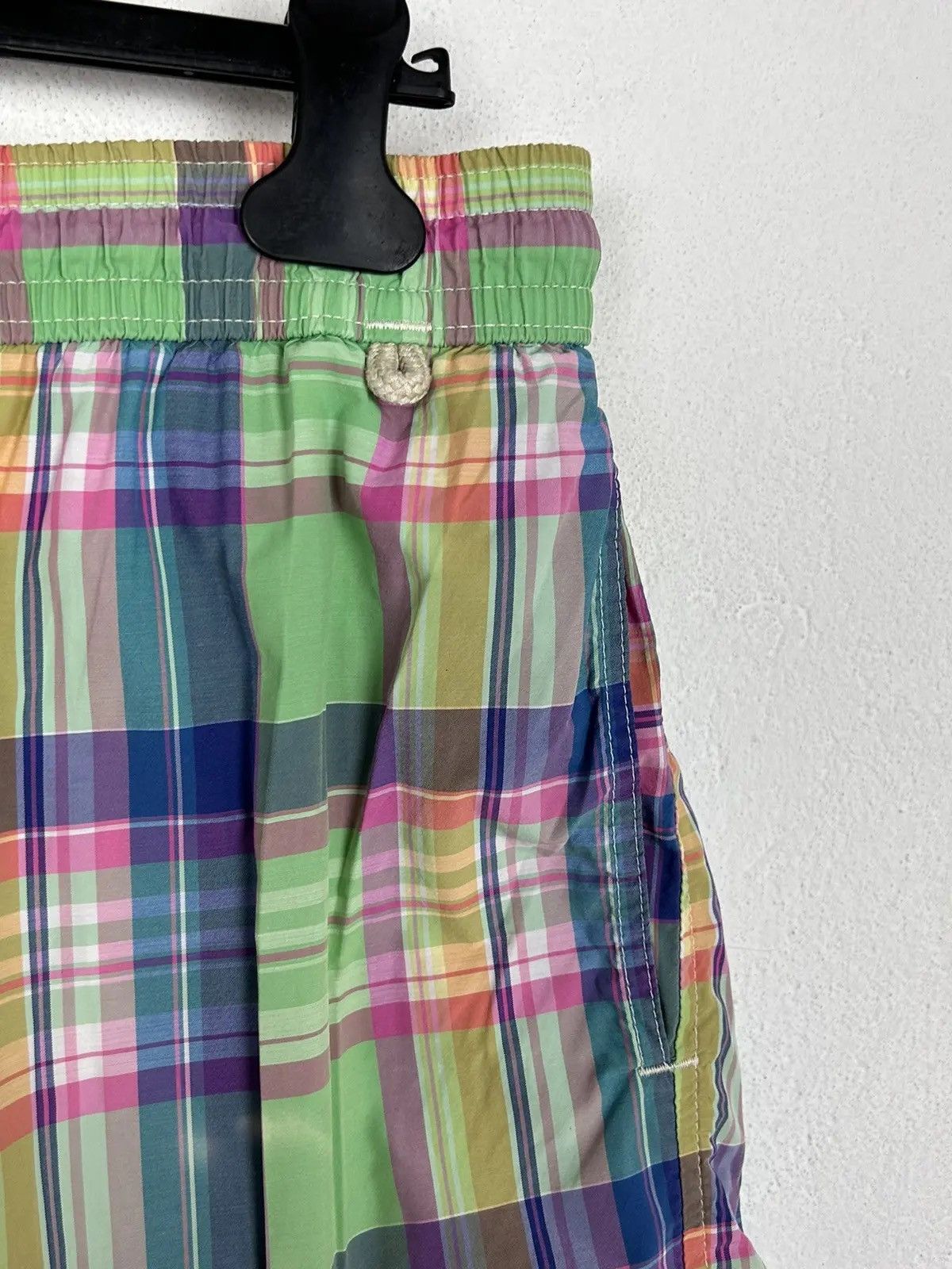 Polo Ralph Lauren Polo By Ralph Lauren Multicolor Checkered Swimwear Shorts Size US 36 / EU 52 - 3 Thumbnail