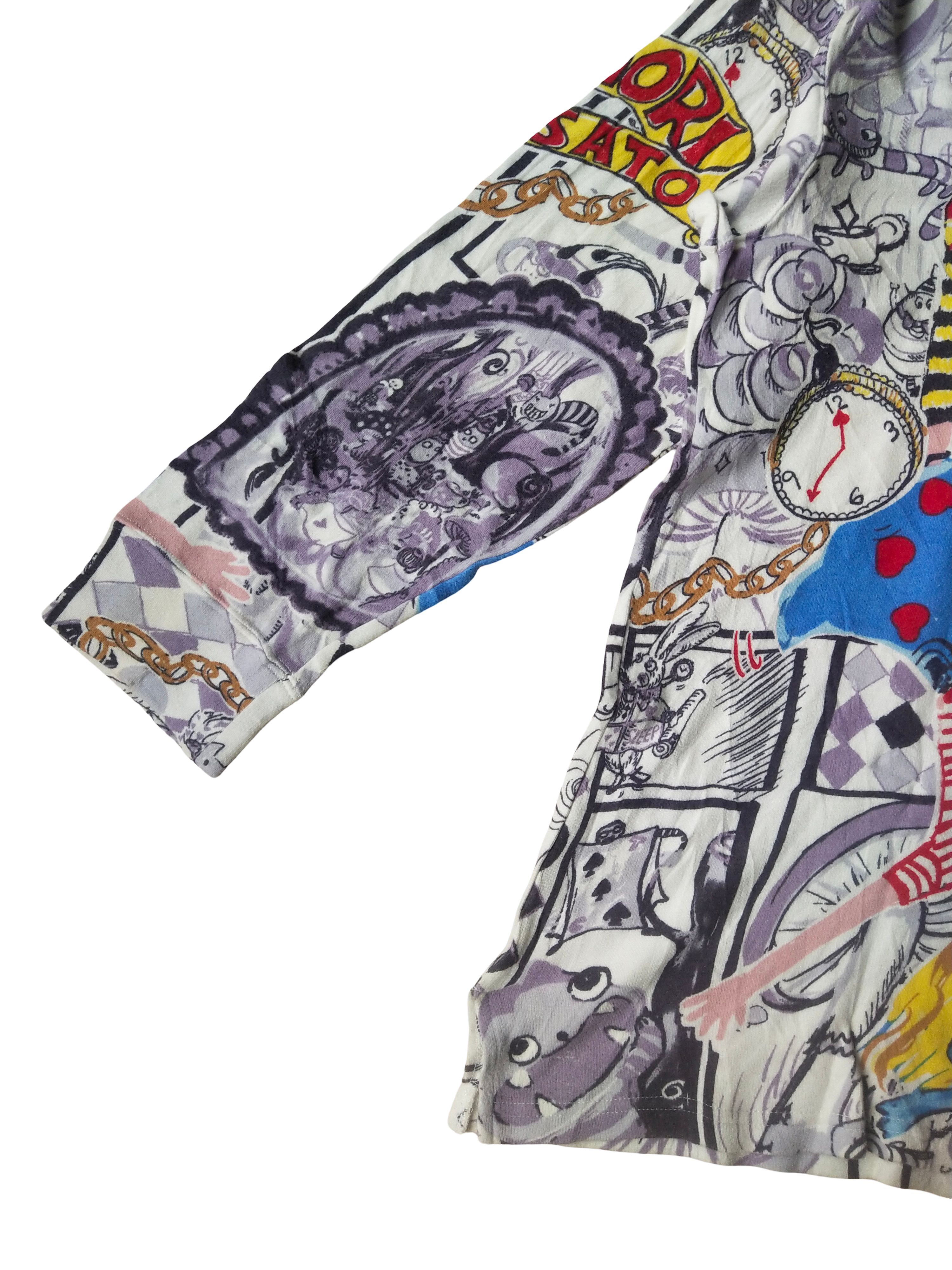 Tsumori Chisato Tsumori Chisato Alice in Wonderland All-Over Print Shirt Size M / US 6-8 / IT 42-44 - 6 Thumbnail