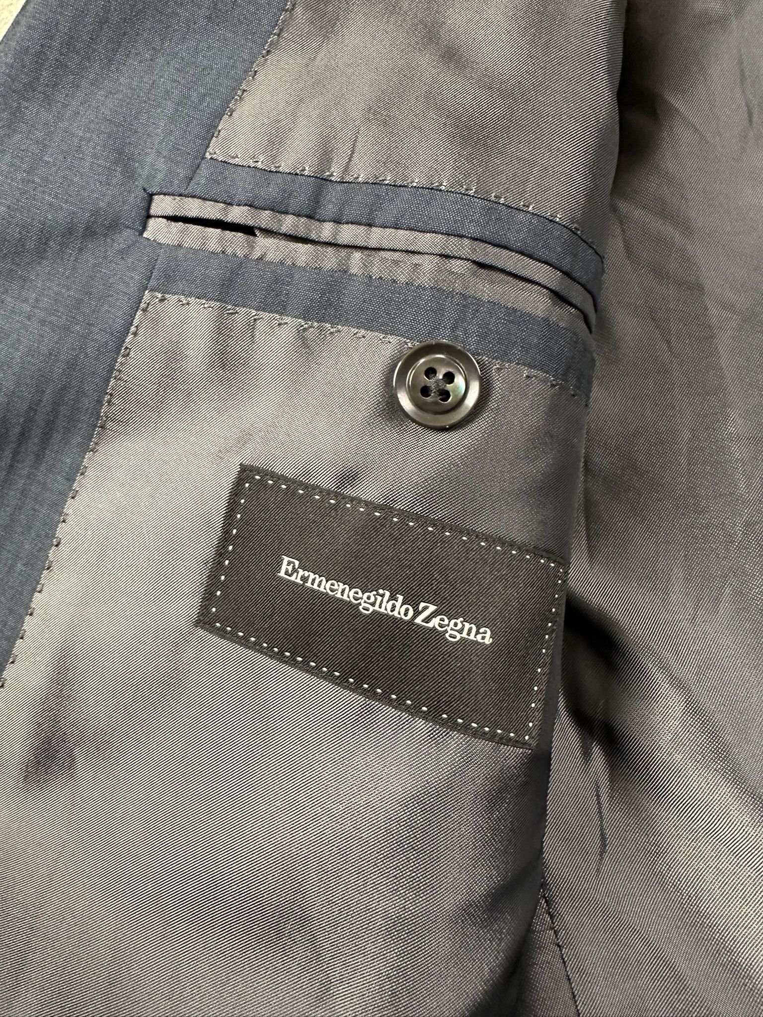 Ermenegildo Zegna Ermenegildo Zegna Wool Luxury Blazer Size 52R - 15 Thumbnail