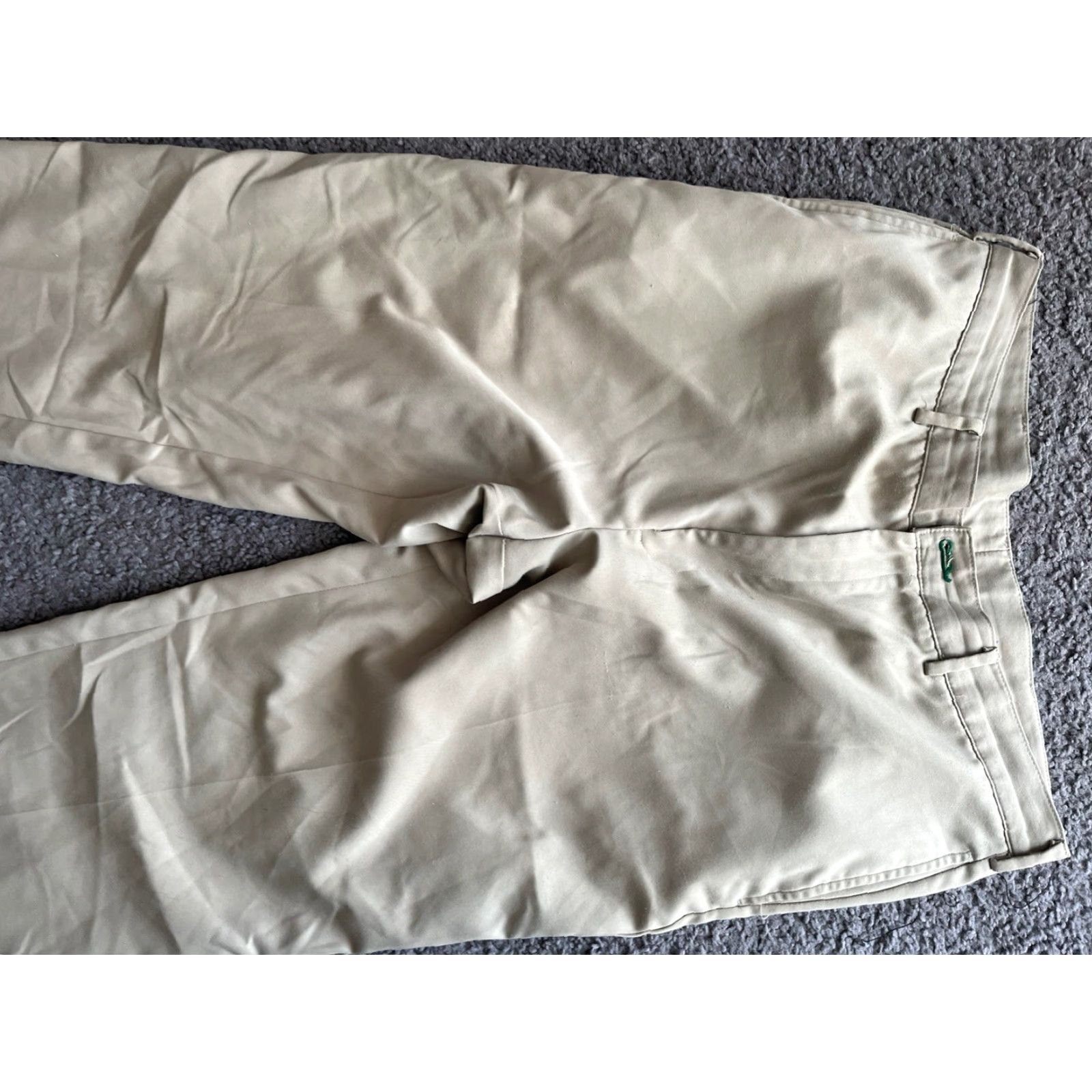 Tommy Hilfiger VINTAGE Tommy Hilfiger Mens Dress Pants 36X30 Khaki Beige 90s Classic Size US 36 / EU 52 - 5 Thumbnail