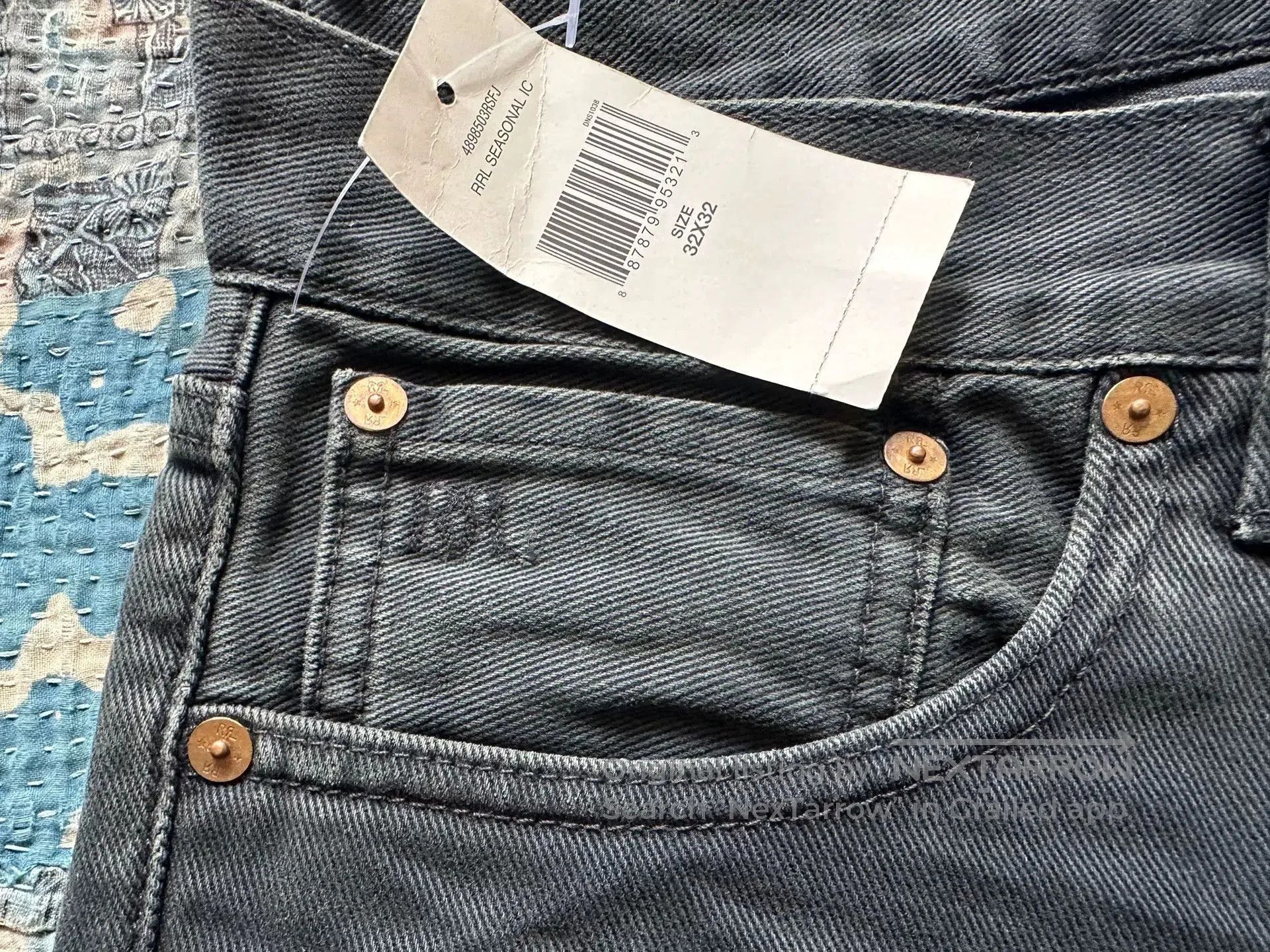 RRL Ralph Lauren black vintage style long pants. Size US 32 / EU 48 - 7 Thumbnail