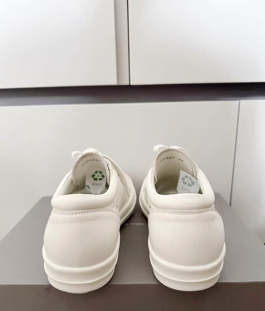 Rick Owens Rick Owens mainline white glossy Vans-inspired new style Size US 7 / EU 40 - 5 Thumbnail
