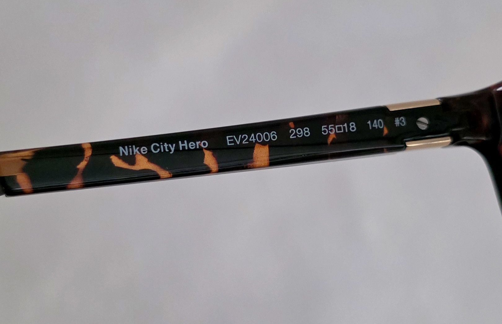 Nike Nike glasses City Hero EV24006 298 Tortoise Cat Eye *Frames Size ONE SIZE - 8 Thumbnail