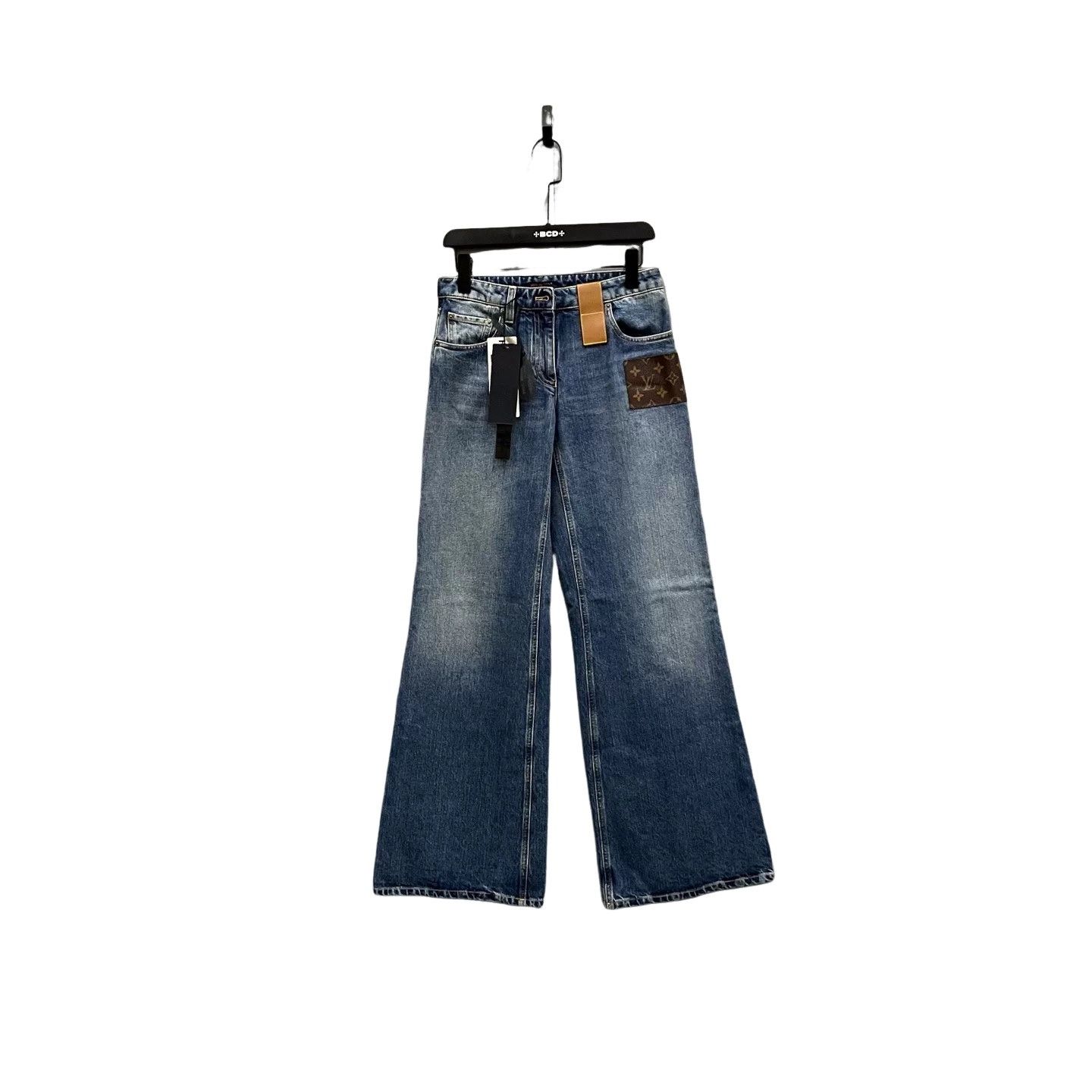 Louis Vuitton Louis Vuitton Monogram Patch Jeans Size 36 Size 25" / US 0 / IT 36 - 1 Thumbnail