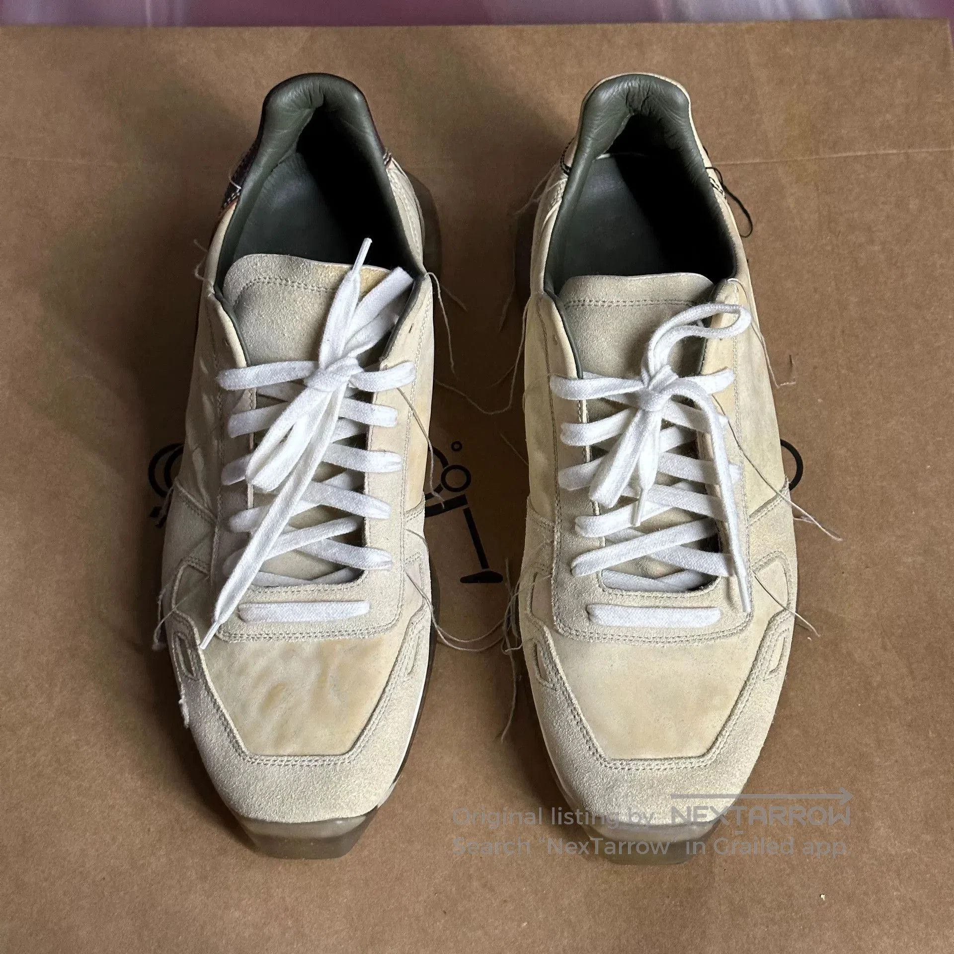 Rick Owens RICK OWENS Runner with Fringed Sleeves. Size US 9 / EU 42 - 3 Thumbnail