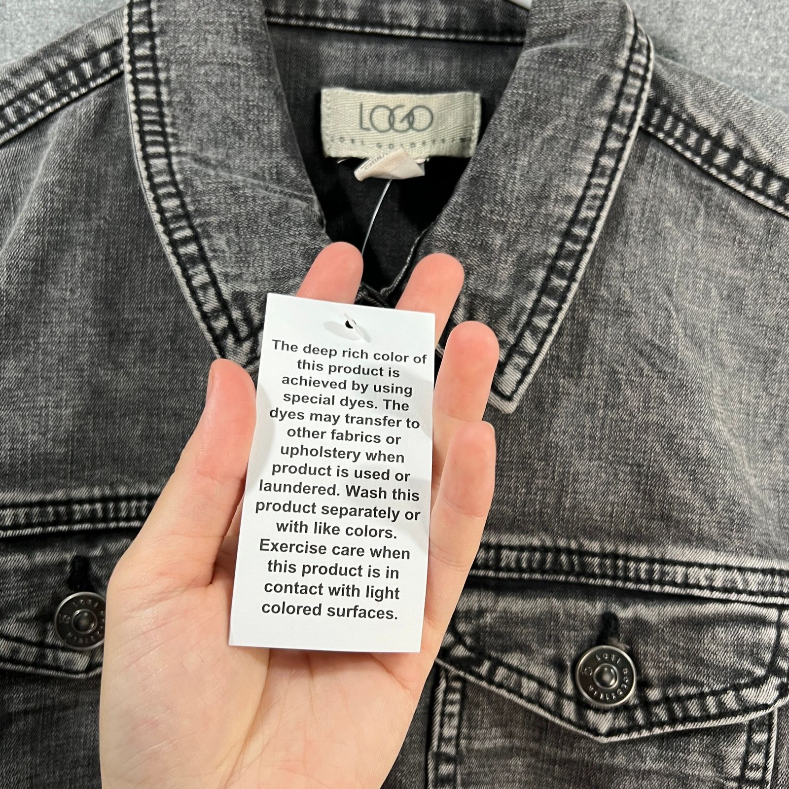 Other LOGO by Lori Goldstein Jeans Jacket Womens Size 2 Size XS / US 0-2 / IT 36-38 - 4 Thumbnail