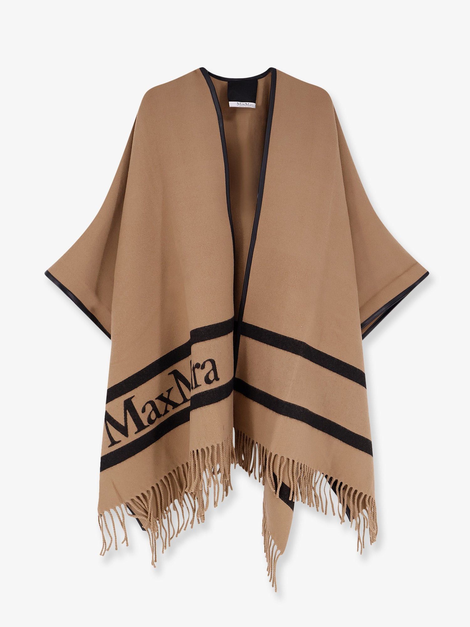 Max Mara Mxaaris Wool Cape Size ONE SIZE - 1 Thumbnail
