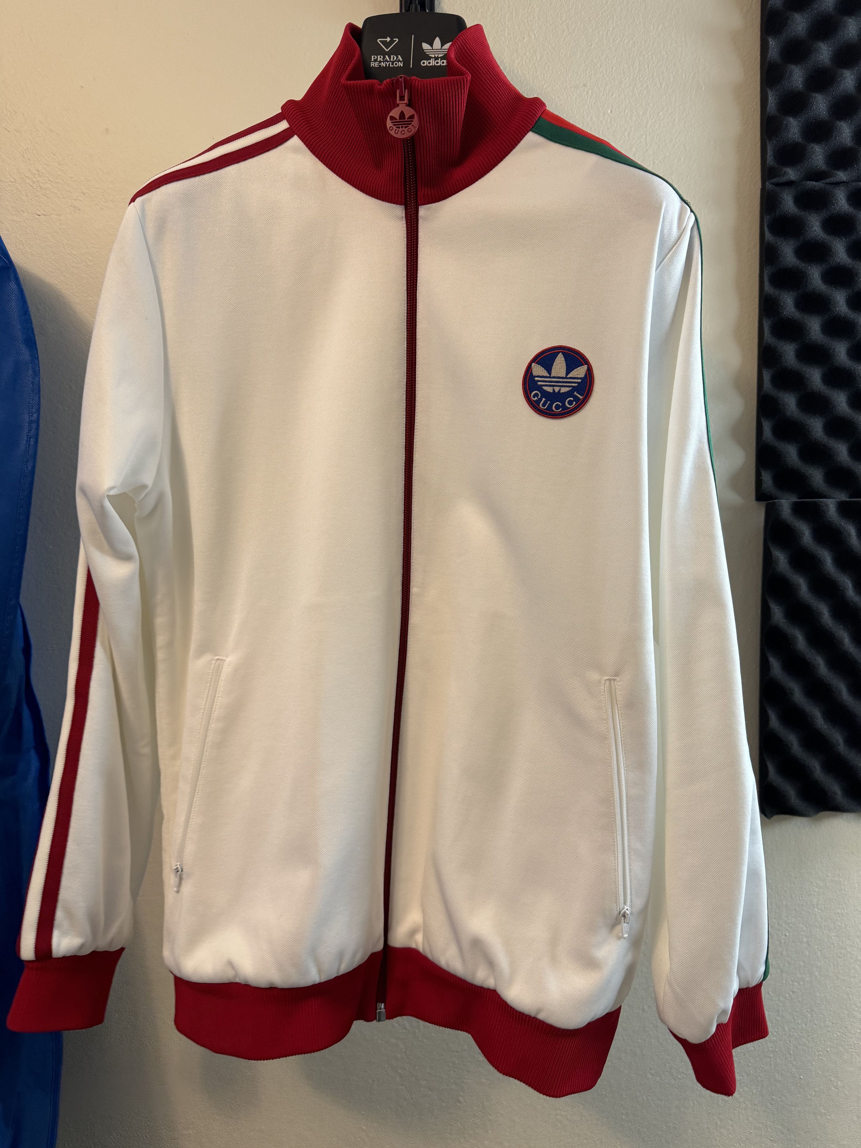 Adidas × Gucci Gucci Adidas 2023 Collaboration Tracking Jacket NEW Size US S / EU 44-46 / 1 - 1 Thumbnail