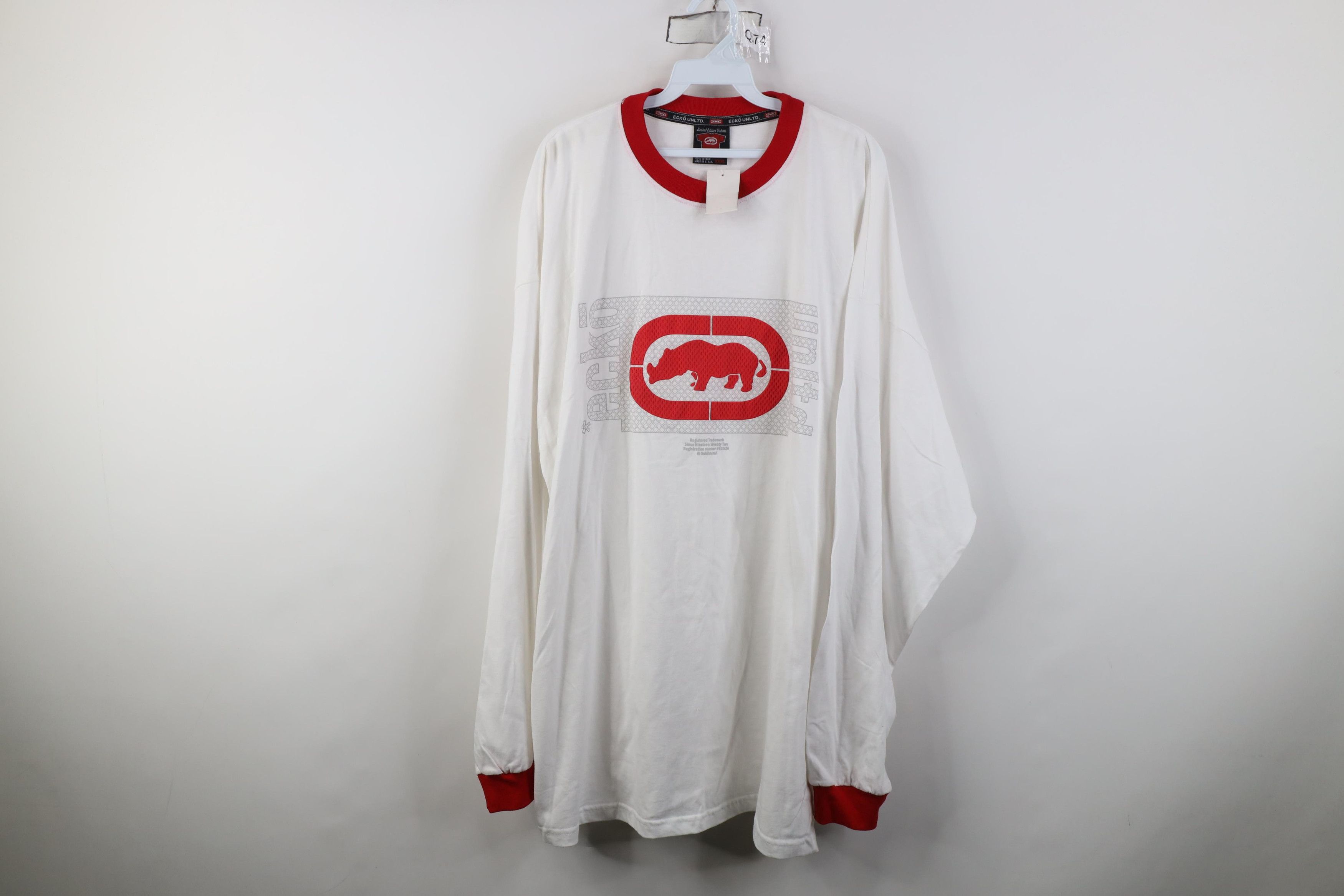 Ecko Unltd. Deadstock Vintage 90s Y2k Ecko Unltd Long Sleeve T-Shirt USA Size US XXL / EU 58 / 5 - 1 Thumbnail