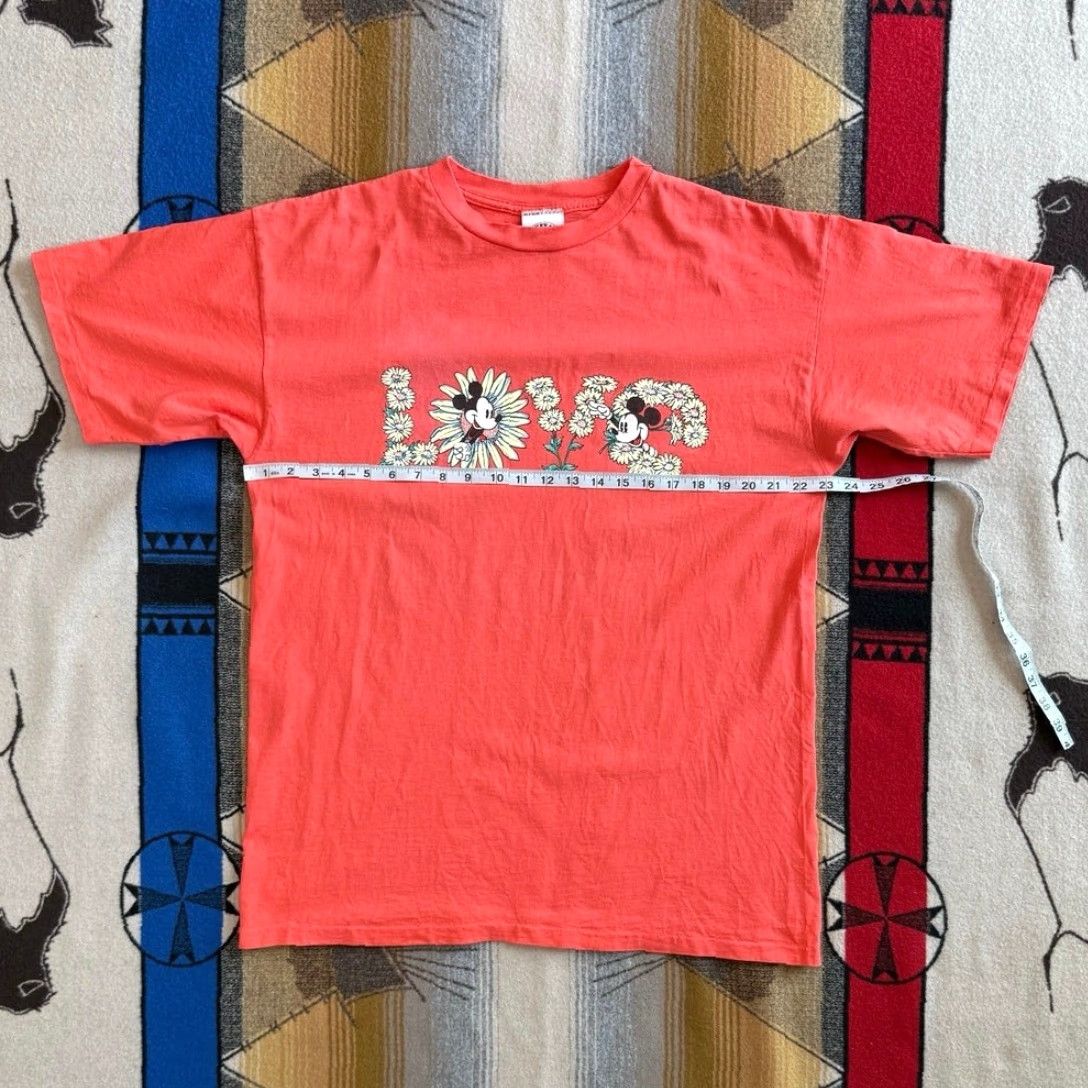 Mickey & Co. VINTAGE Mickey & Co. T-Shirt 90s Disney Minnie Mouse Love Orange Short Sleeve L Men Size US L / EU 52-54 / 3 - 7 Thumbnail