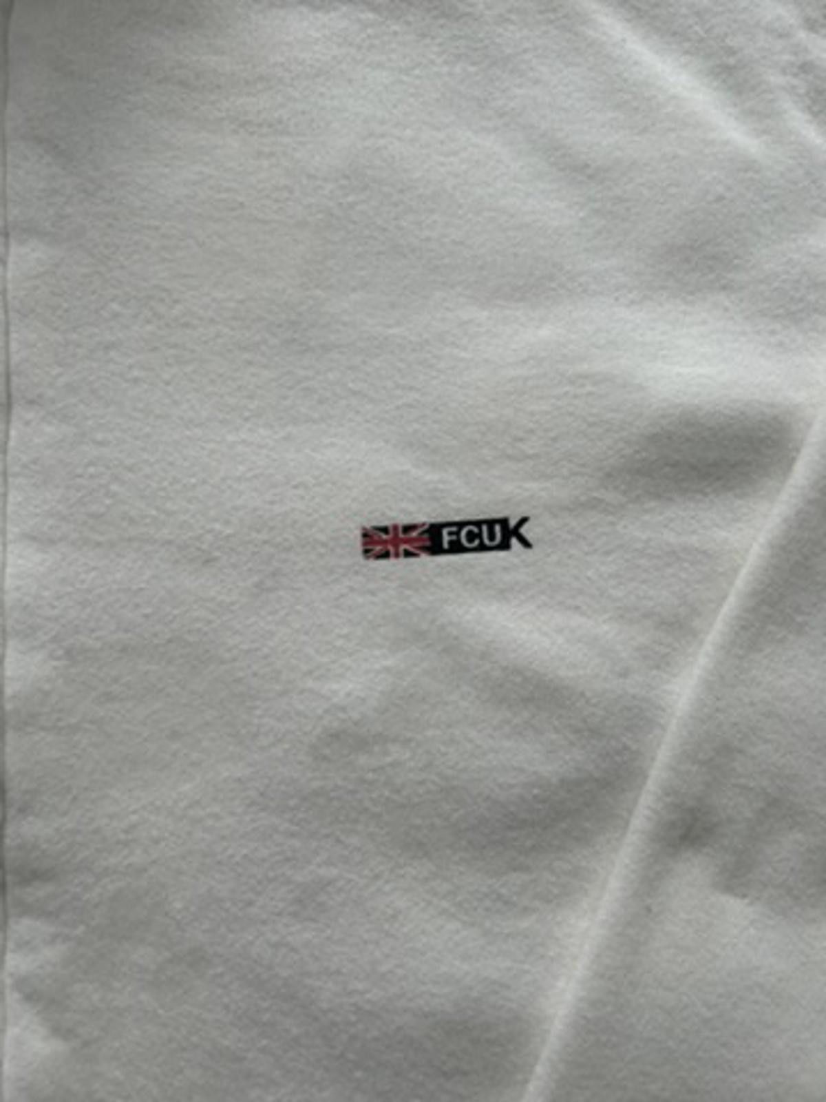 FCUK FCUK Full-Zip Track Jacket – Whiteout UK Edition Size ONE SIZE - 2 Thumbnail