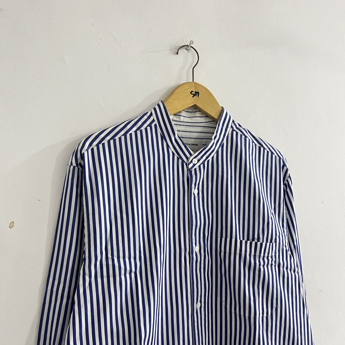 Solid Homme Solid Homme Wooyoungmi - Striped Layered Longsleeve Shirt Size US L / EU 52-54 / 3 - 3 Thumbnail