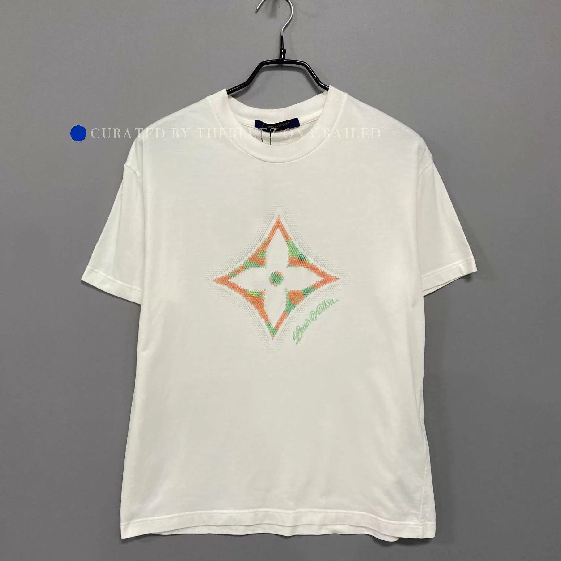Louis Vuitton White Short Sleeve Graphic T-Shirt XS Size US XS / EU 42 / 0 - 1 Thumbnail