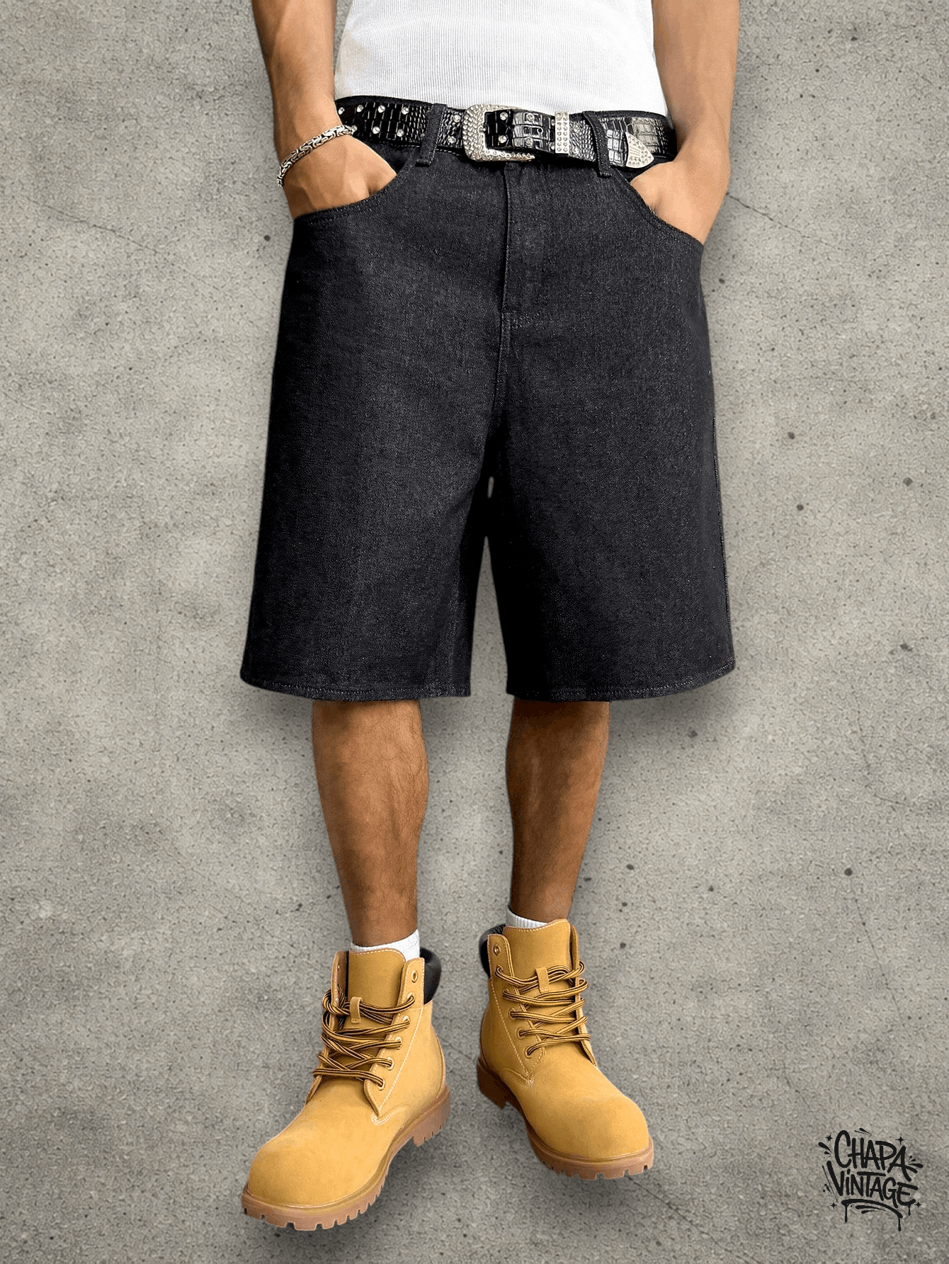 Jean Denim Street Shorts Size US 32 / EU 48 - 2 Thumbnail