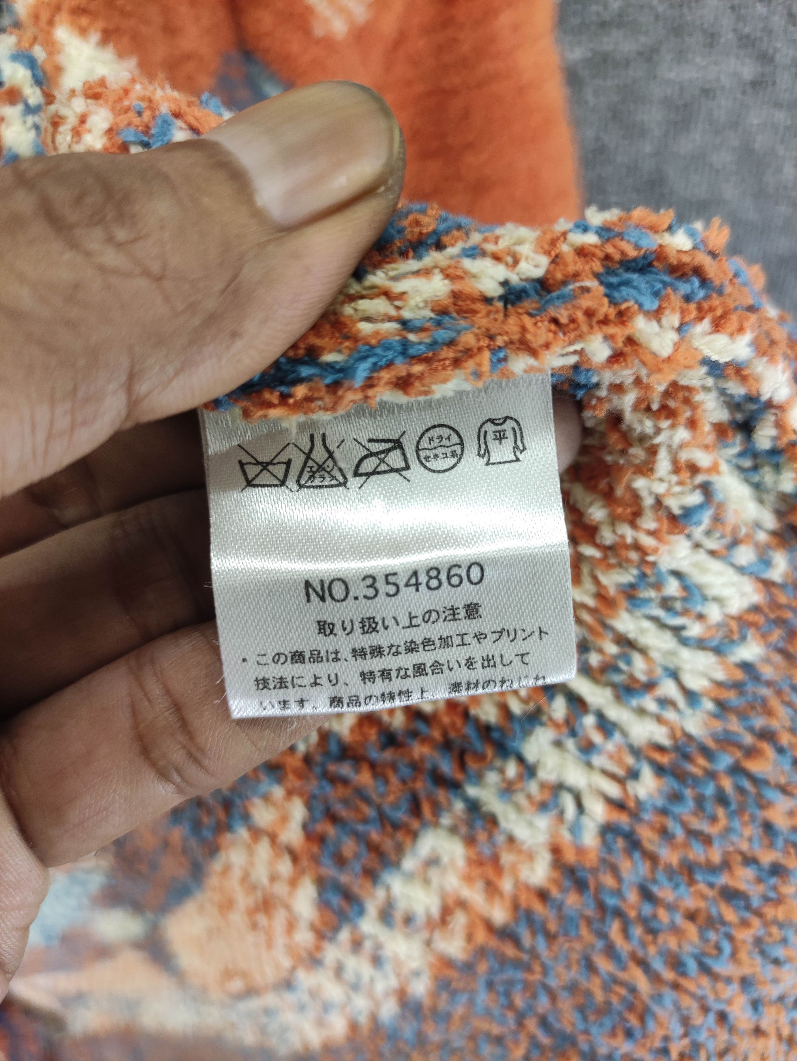 Japanese Brand Aztec Pattern Knit Cardigan Sweater Fleece Size M / US 6-8 / IT 42-44 - 5 Thumbnail