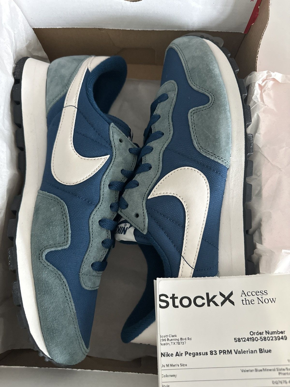 Nike Nike Air Pegasus Valerian Blue Size US 10 / EU 43 - 1 Thumbnail