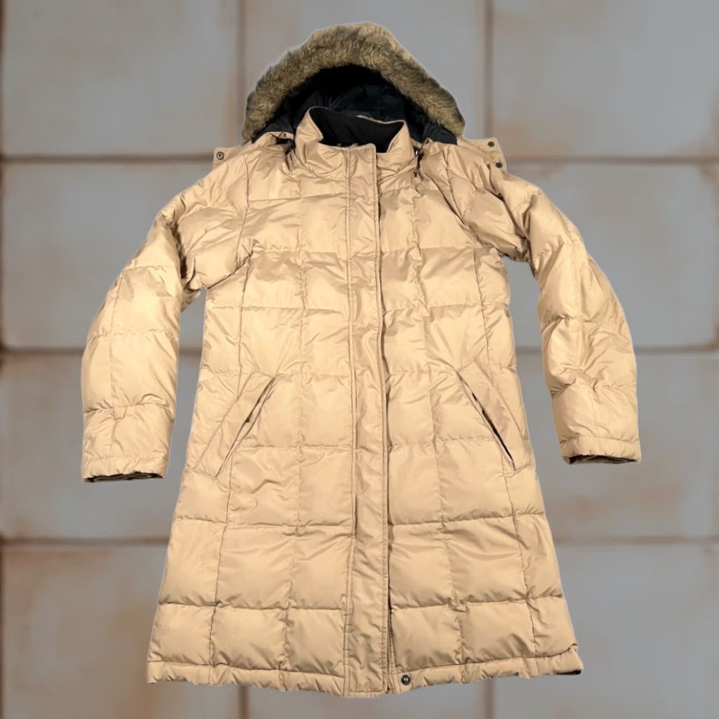 Eddie Bauer VINTAGE Eddie Bauer Coat Womens EXTRA SMALL Parka Puffer Down Fur Trim Hooded Long Sleeve Brown XS Adult Womens Size XS / US 0-2 / IT 36-38 - 1 Thumbnail