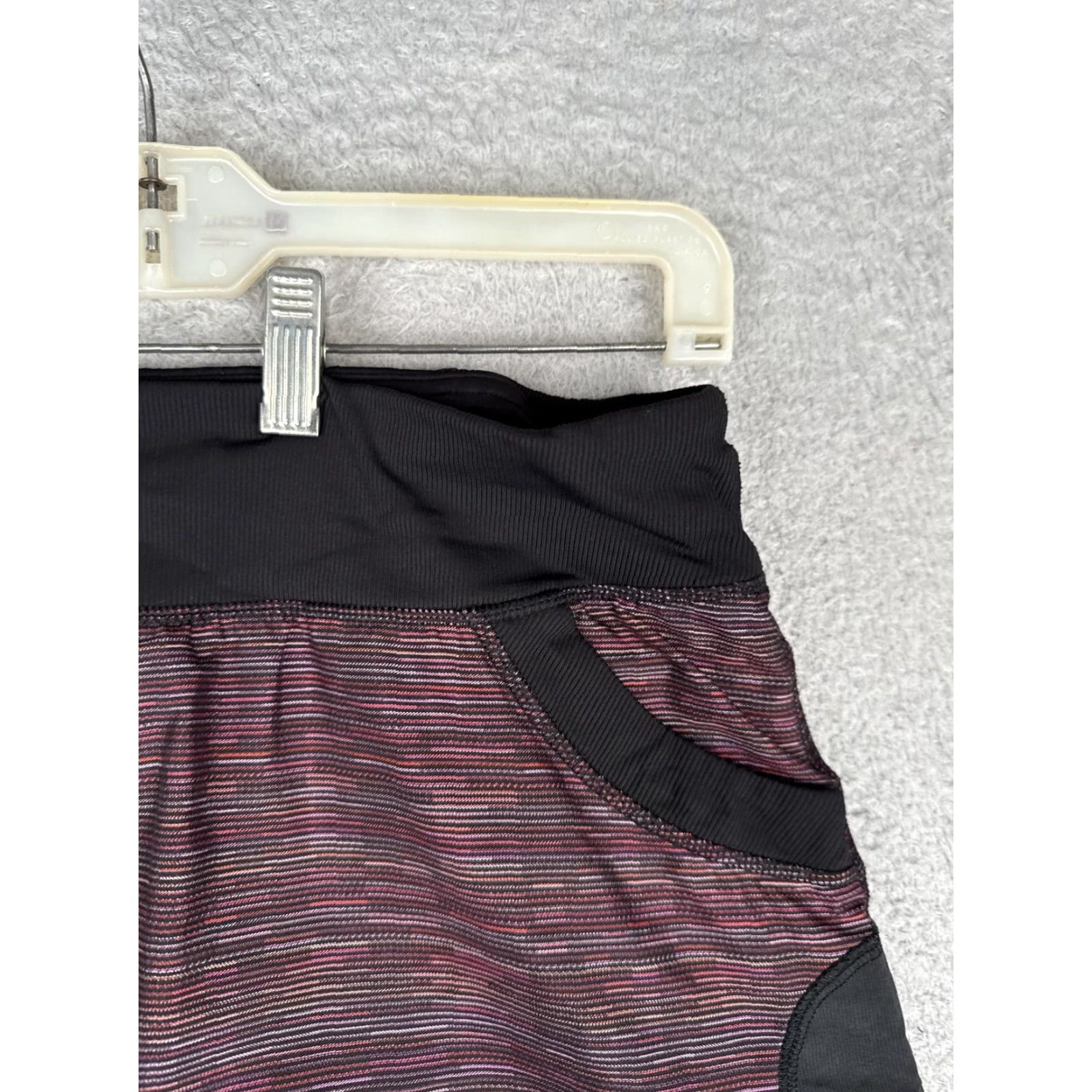 Lululemon Lululemon Skort Womens 4 Pink Black Striped Athletic Running Built In Shorts Gym Shirt Size 27" / US 4 / IT 40 - 5 Thumbnail