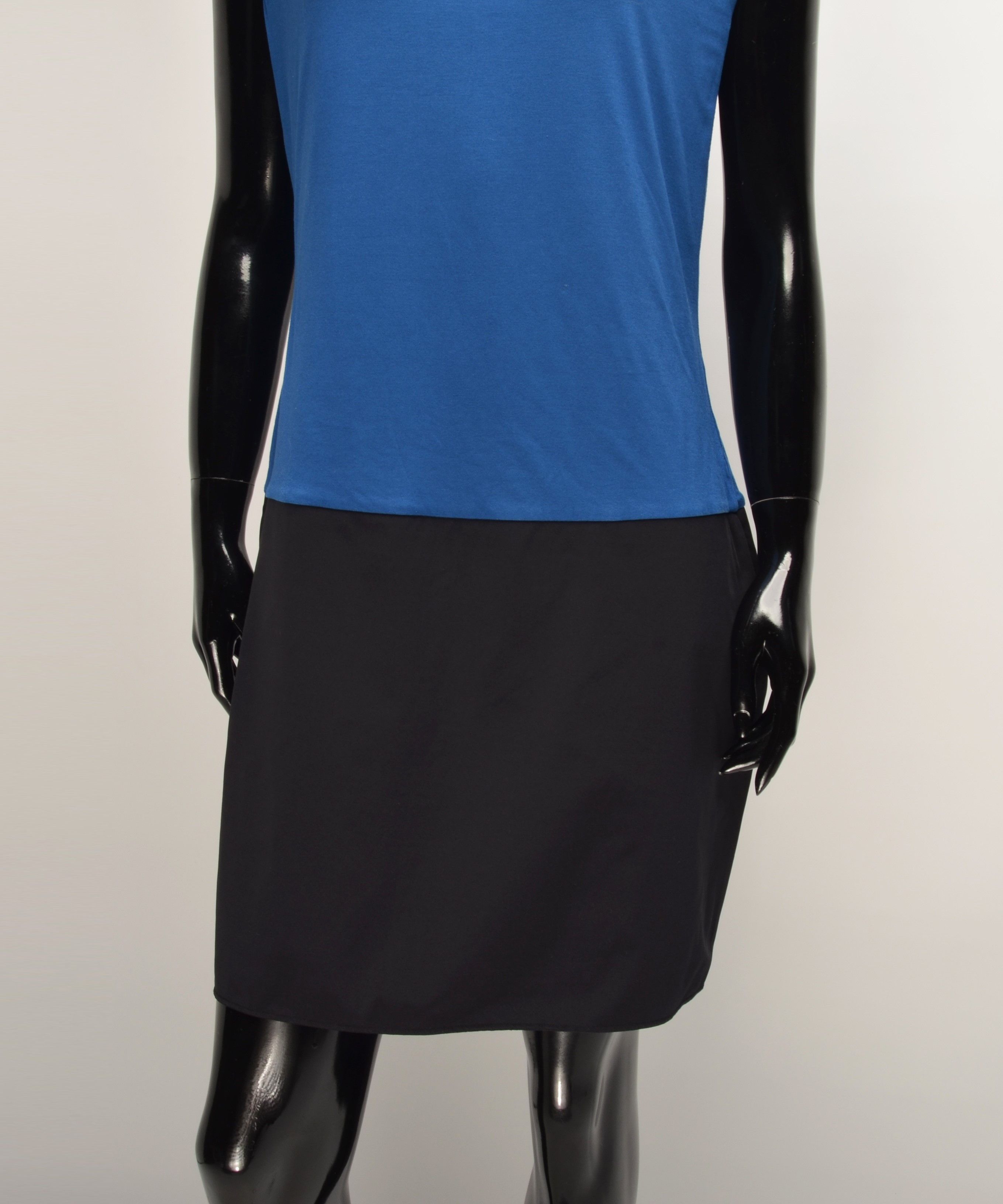 Wolford Wolford Black Blue Sleeveless Mini Dress Size M / US 6-8 / IT 42-44 - 3 Thumbnail