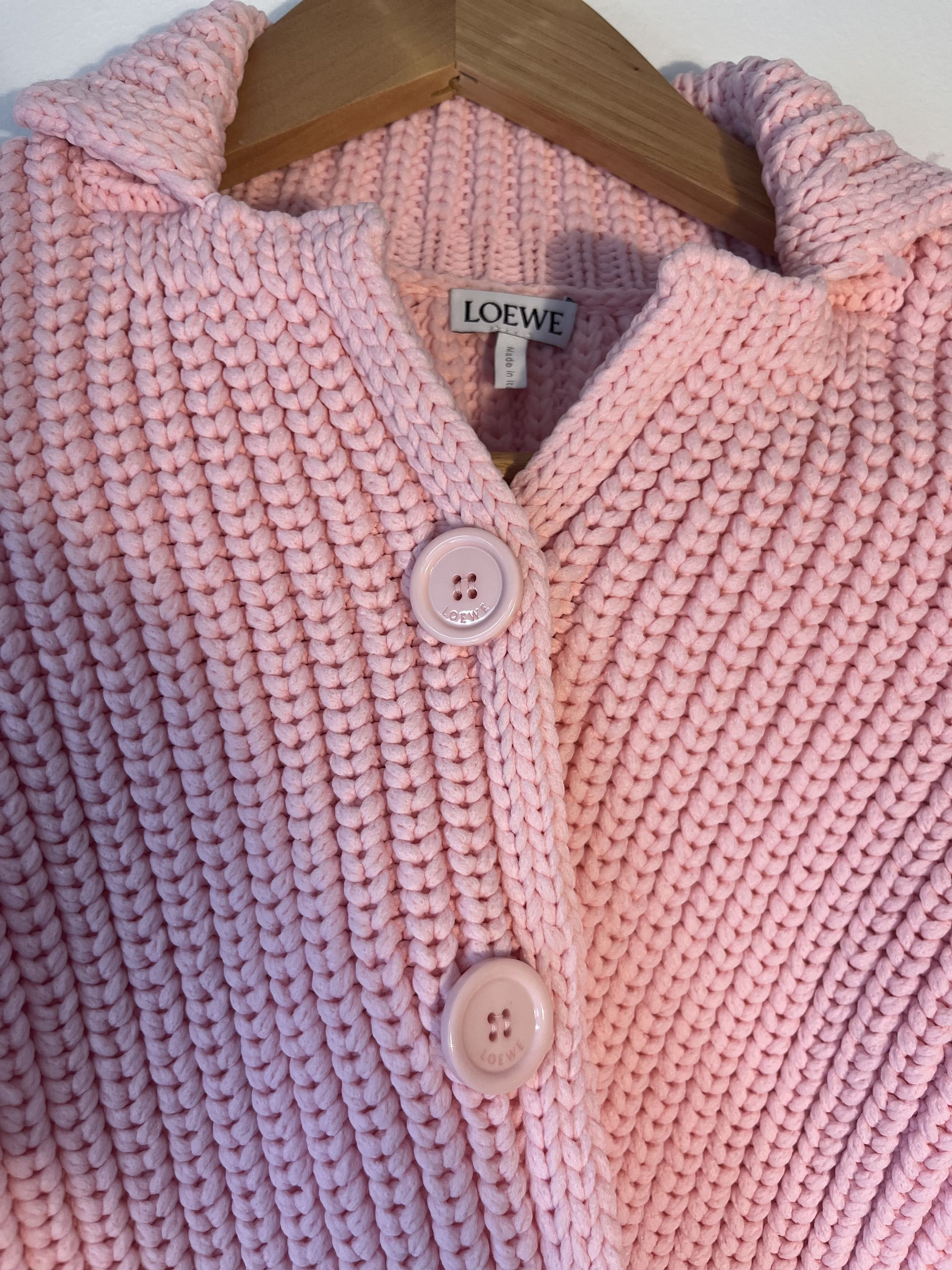 Loewe LOEWE two piece pink set sweater, cropped Jacket and skirt Size S / US 4 / IT 40 - 6 Thumbnail