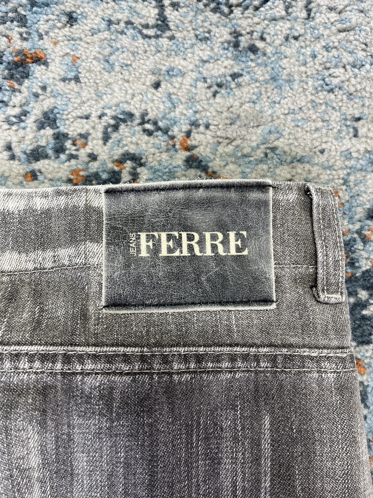 Designer × Ferre × Vintage Vintage 90s Ferre Jeans crazy cargo denim pants with zippers Size US 38 / EU 54 - 12 Thumbnail